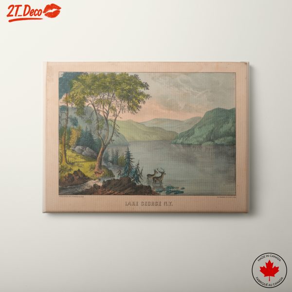 Scenic Landscape View of Lake George