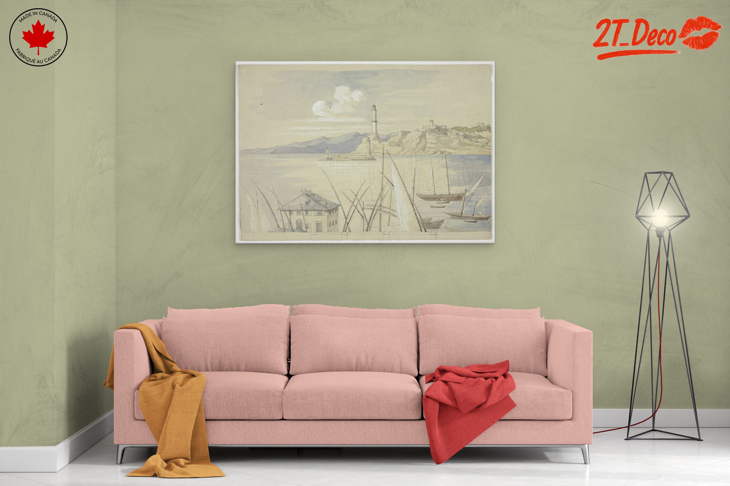 Scenic Coastal Landscape with Lighthouse - Image 2