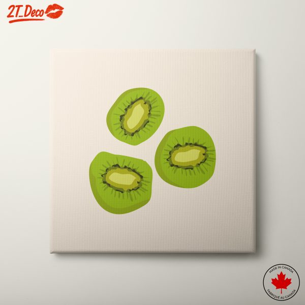 Stylized Kiwi Slices for Modern Kitchens