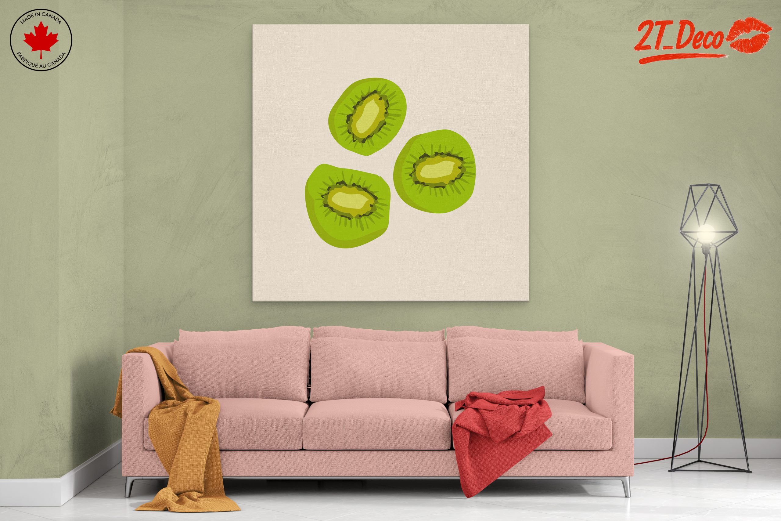 Stylized Kiwi Slices for Modern Kitchens - Image 2