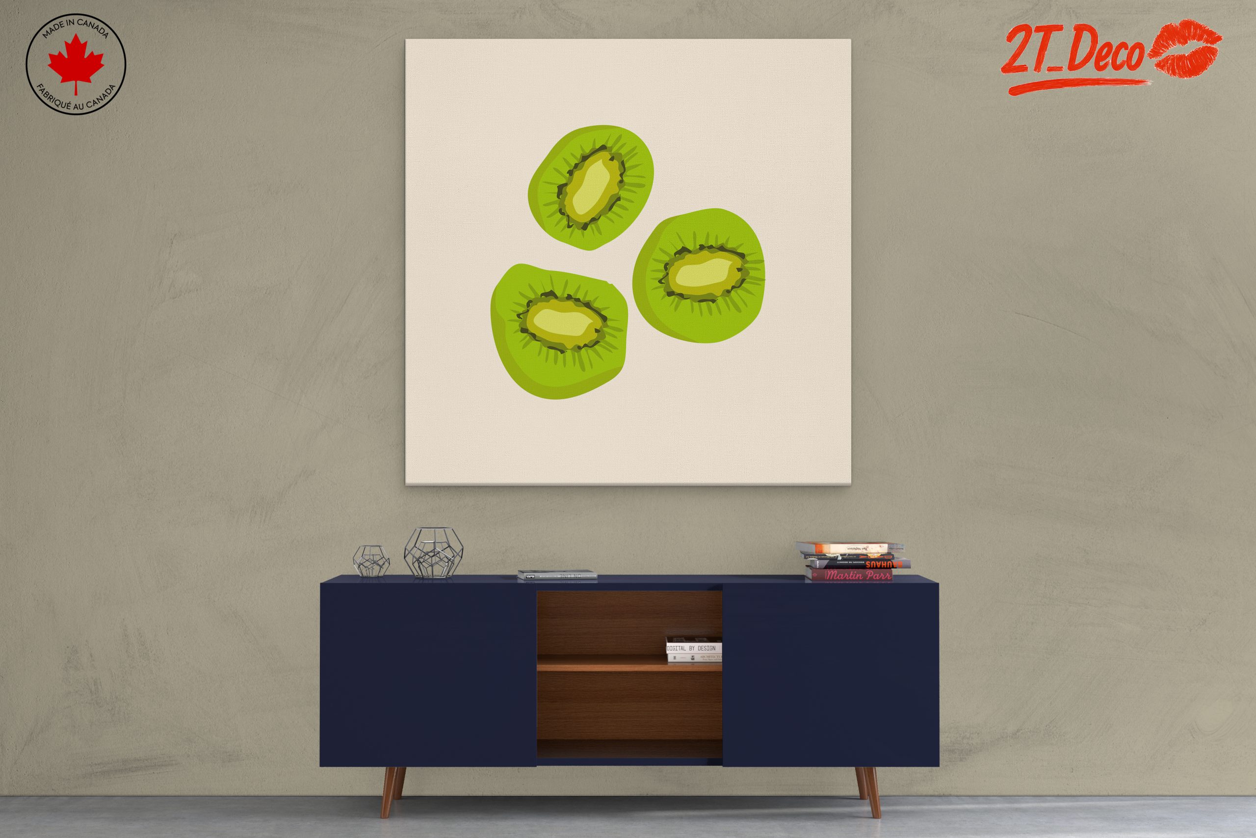 Stylized Kiwi Slices for Modern Kitchens - Image 3