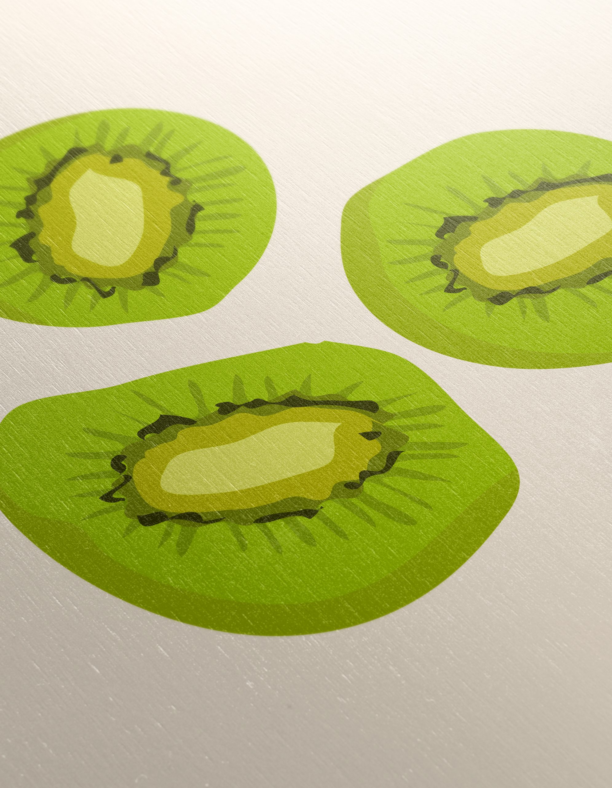 Stylized Kiwi Slices for Modern Kitchens - Image 12