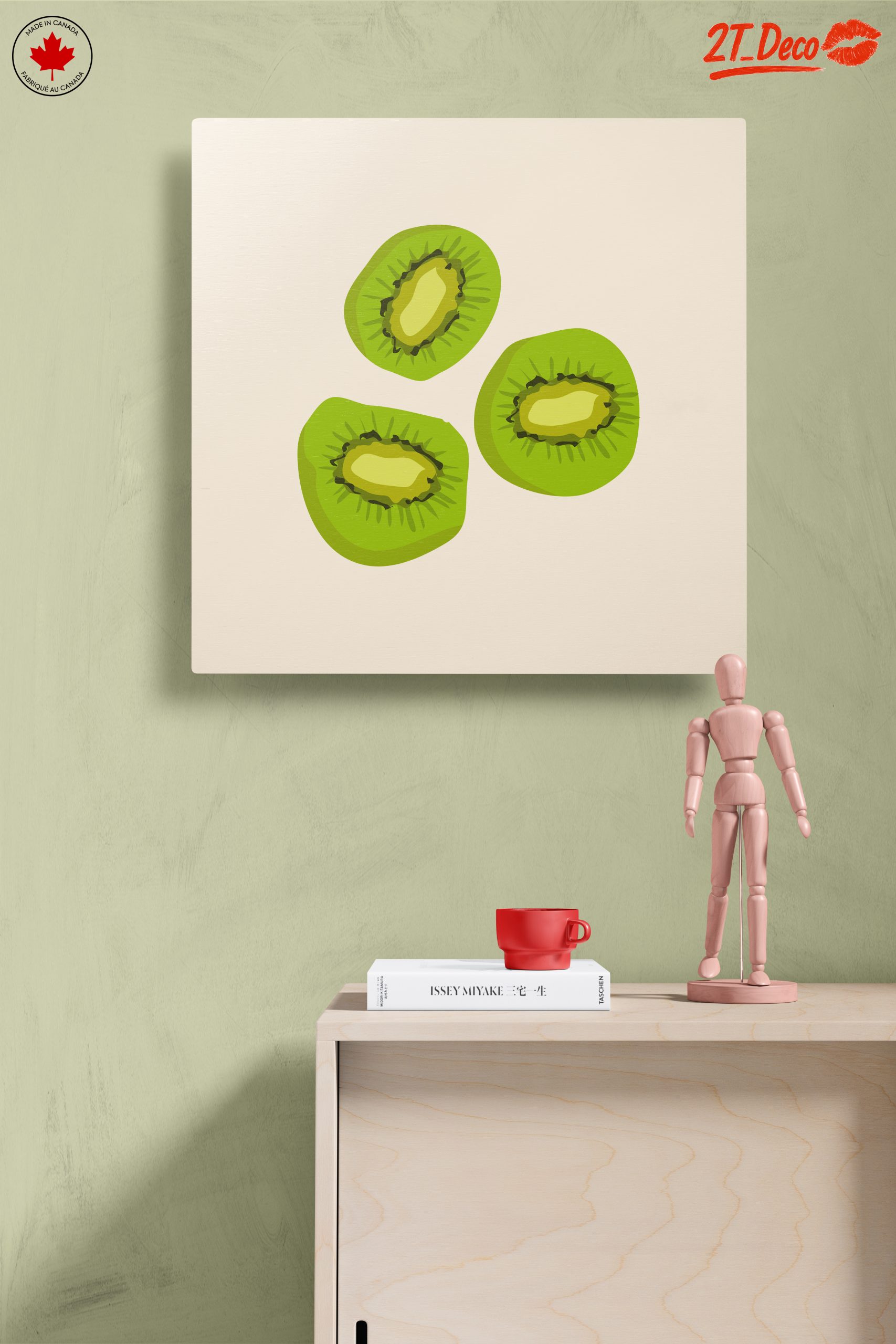 Stylized Kiwi Slices for Modern Kitchens - Image 14