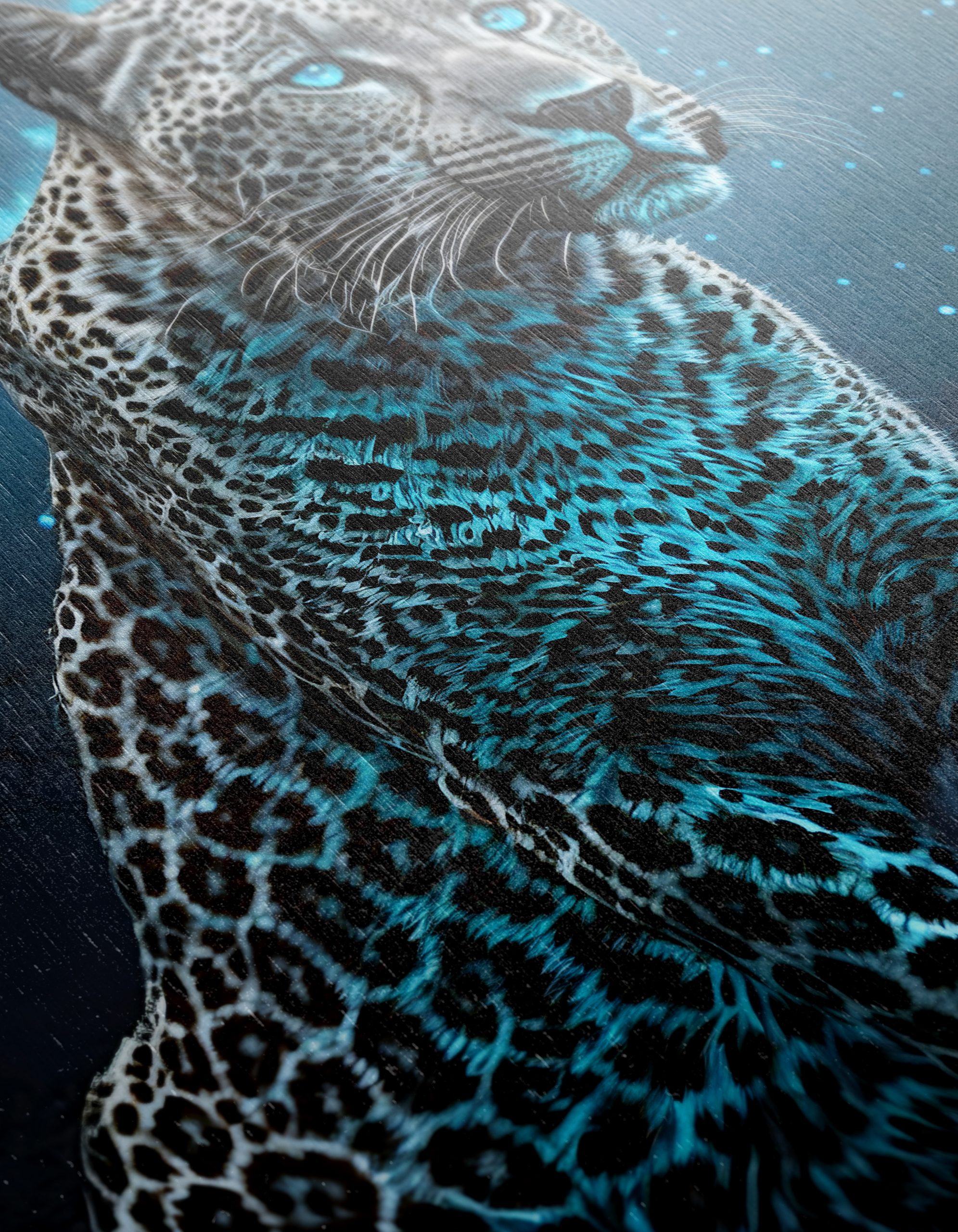 Leopard Under Moonlight Art - Image 12