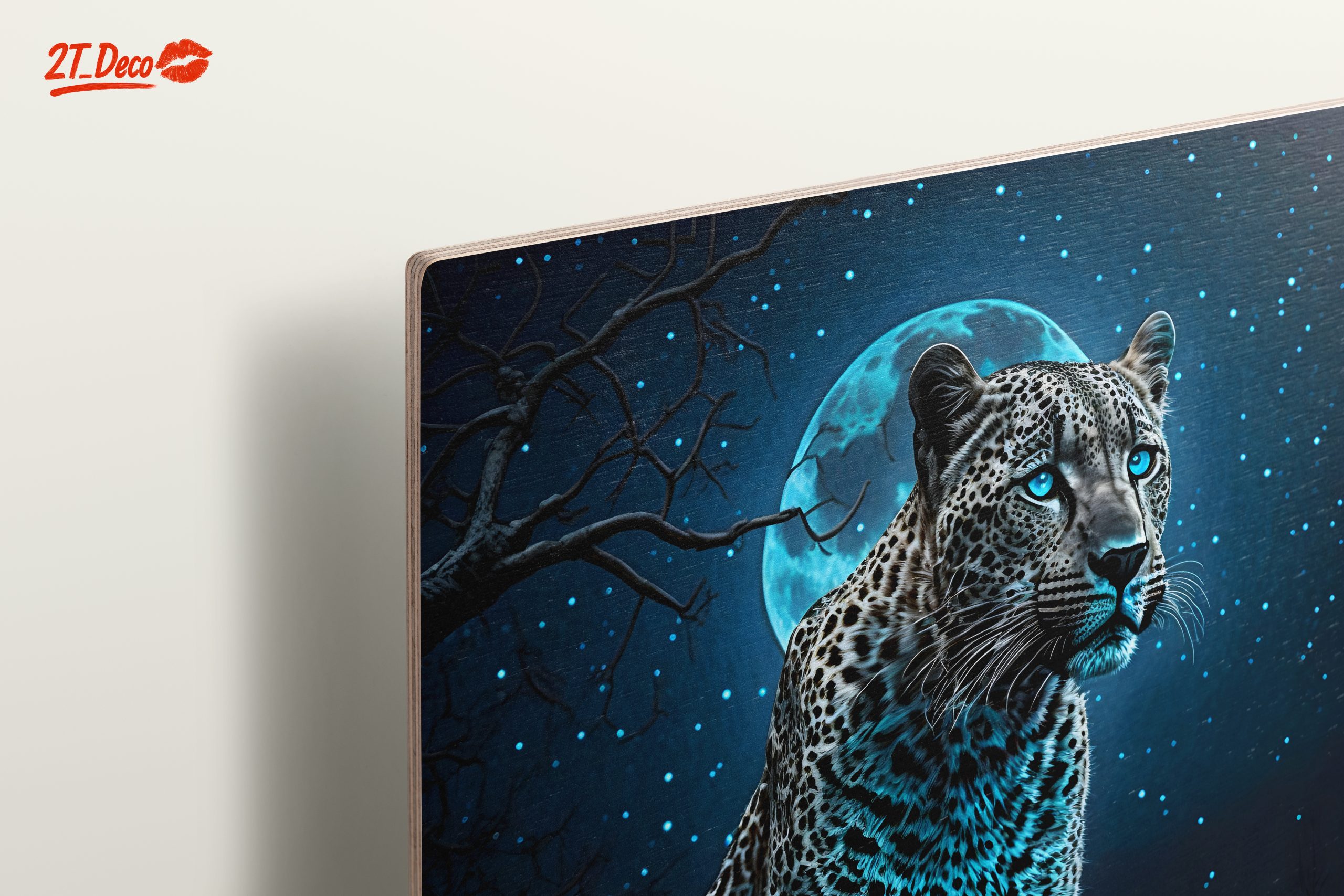 Leopard Under Moonlight Art - Image 15