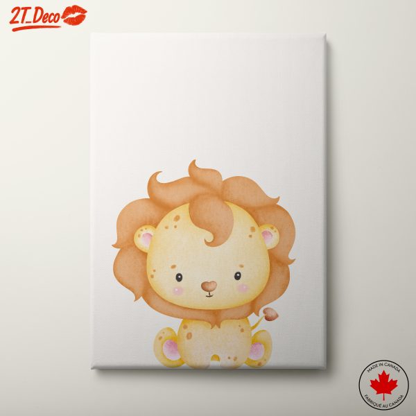 Charming Cute Lion Character Art