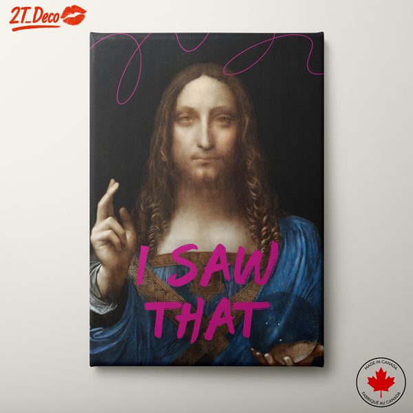 Contemporary Religious Art with Playful Typography