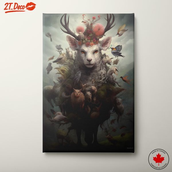 Whimsical Animal Fantasy Landscape
