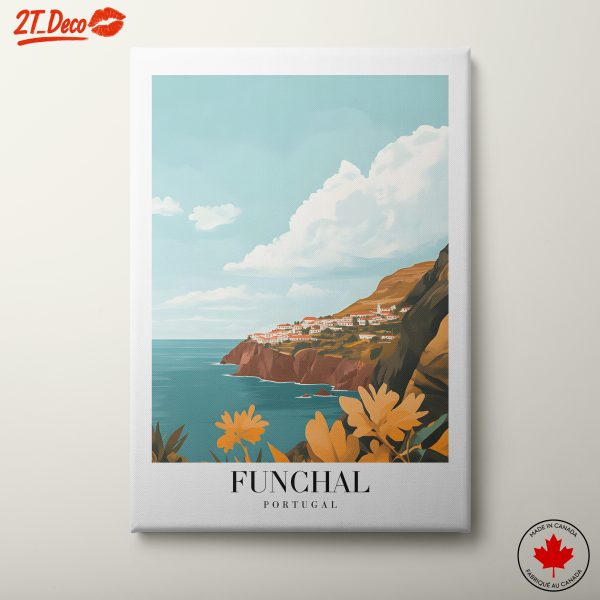 Funchal Coastal Landscape Art