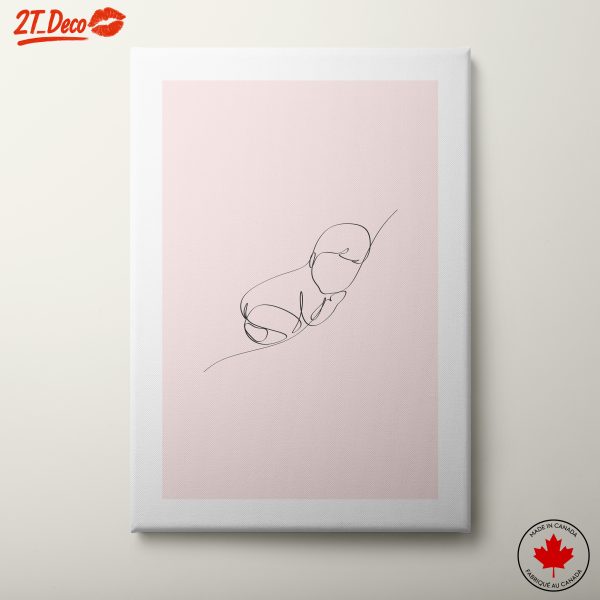 Elegant Minimalist Female Figure Art