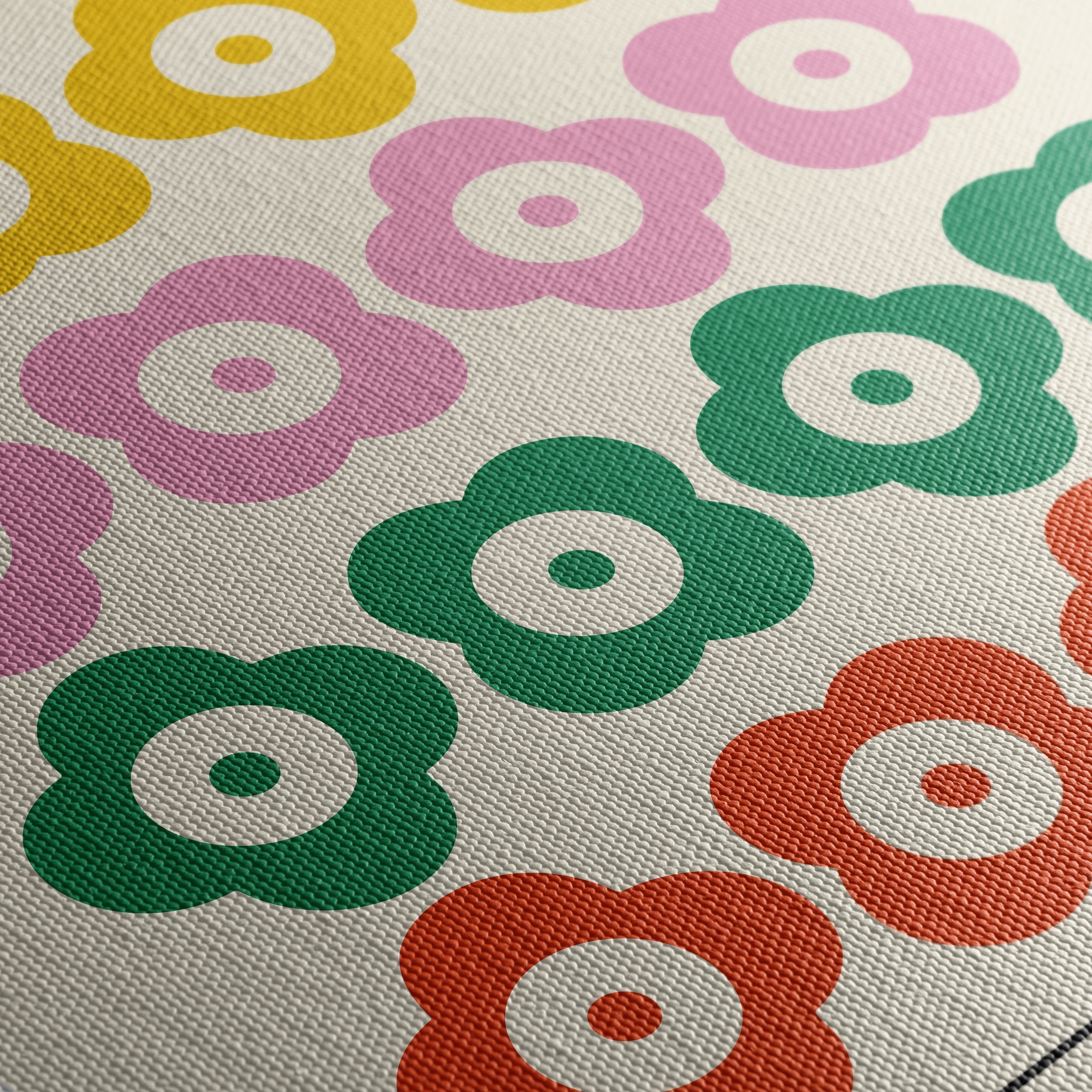 Colorful Bauhaus Floral Art - Image 5
