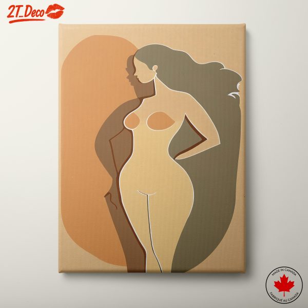 Stylized Minimalist Female Figure Art 7