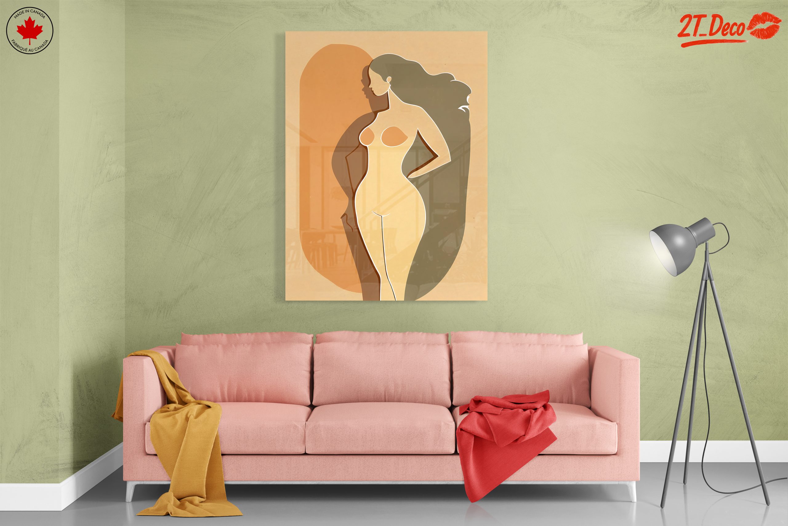Stylized Minimalist Female Figure Art 7 - Image 7