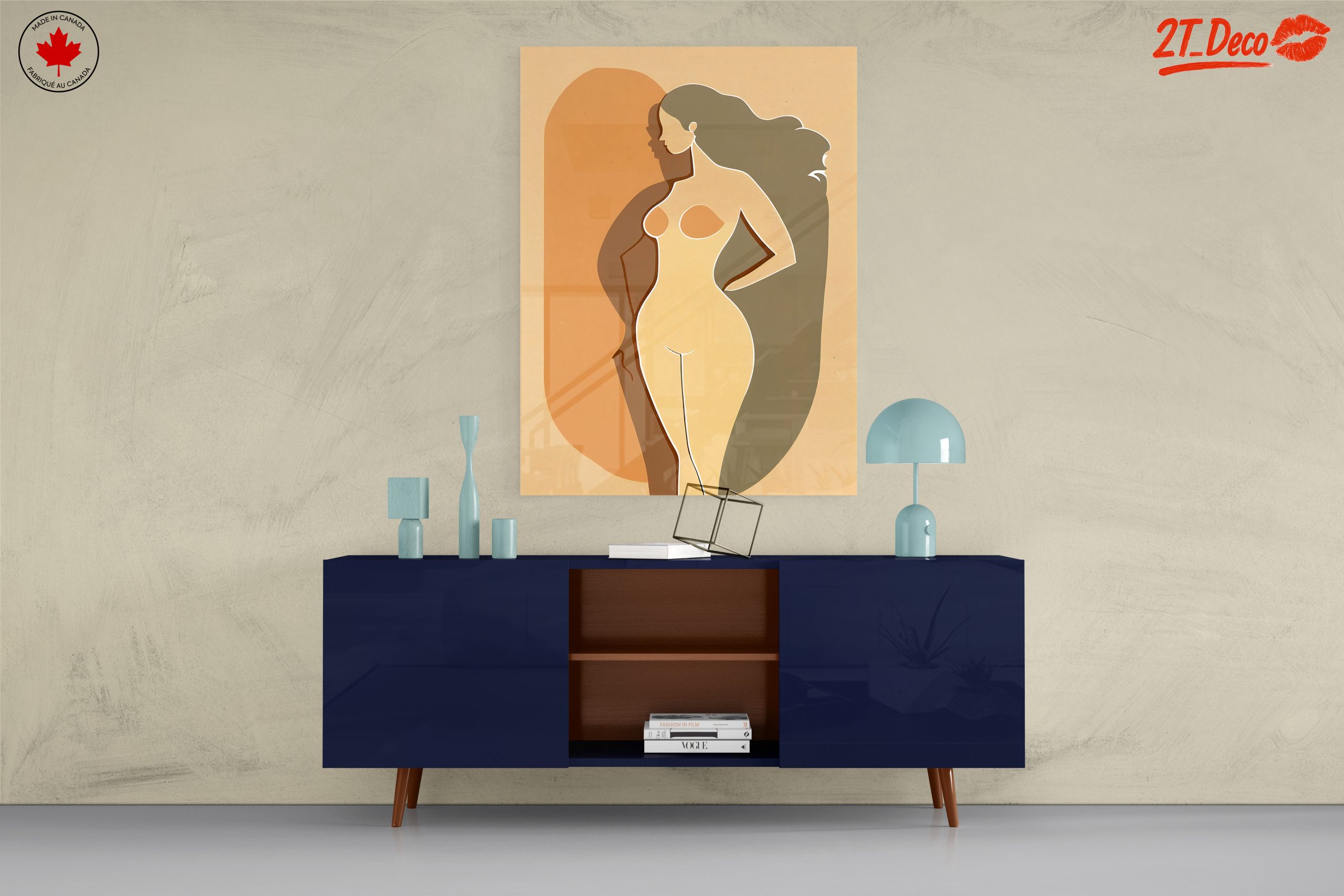 Stylized Minimalist Female Figure Art 7 - Image 8