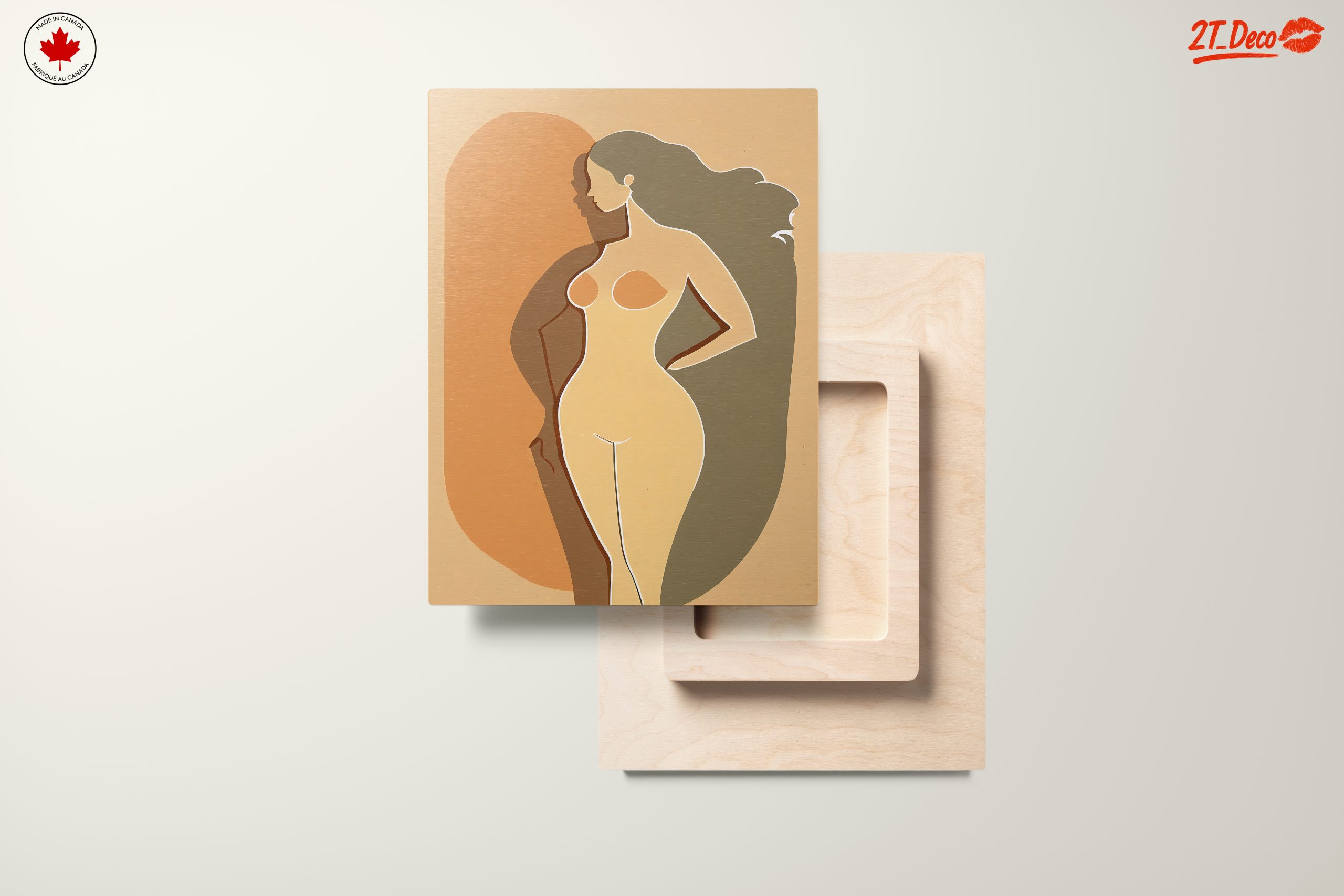 Stylized Minimalist Female Figure Art 7 - Image 11