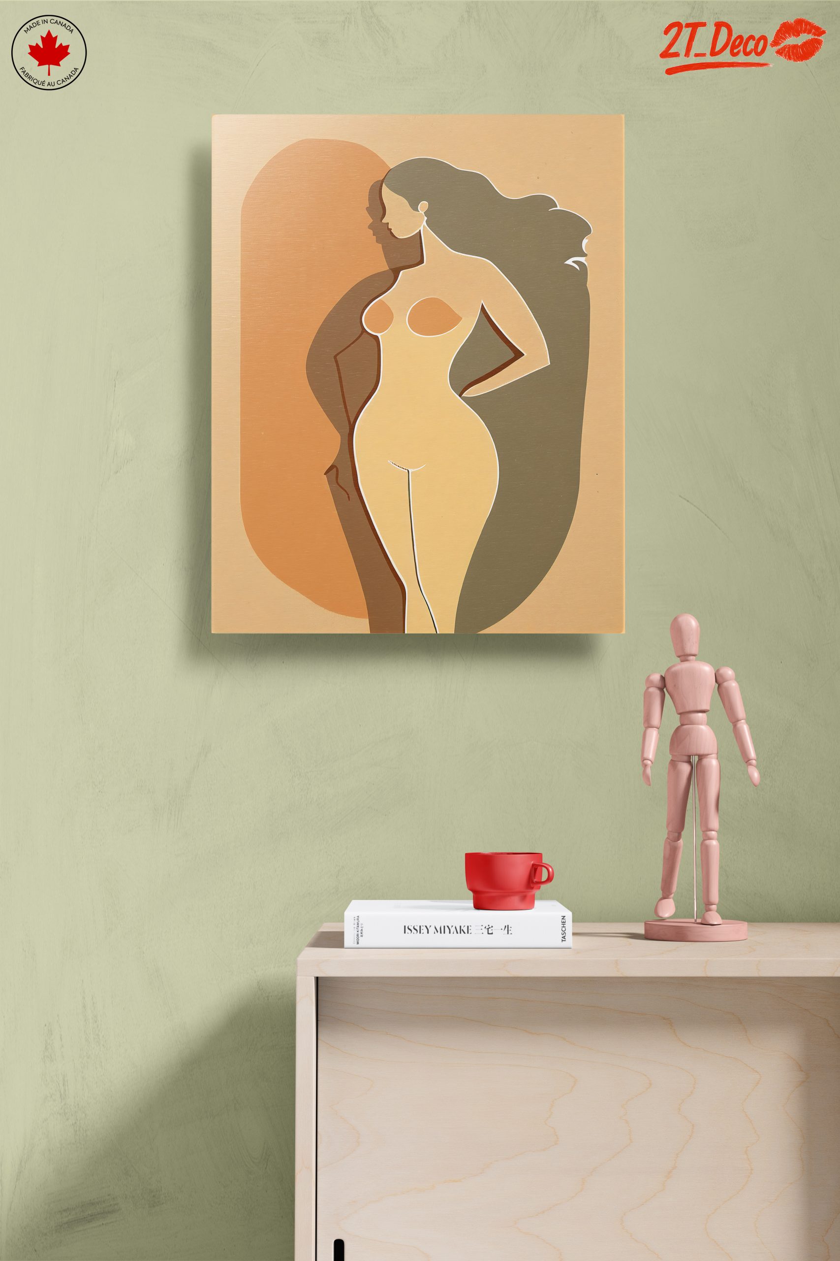 Stylized Minimalist Female Figure Art 7 - Image 14