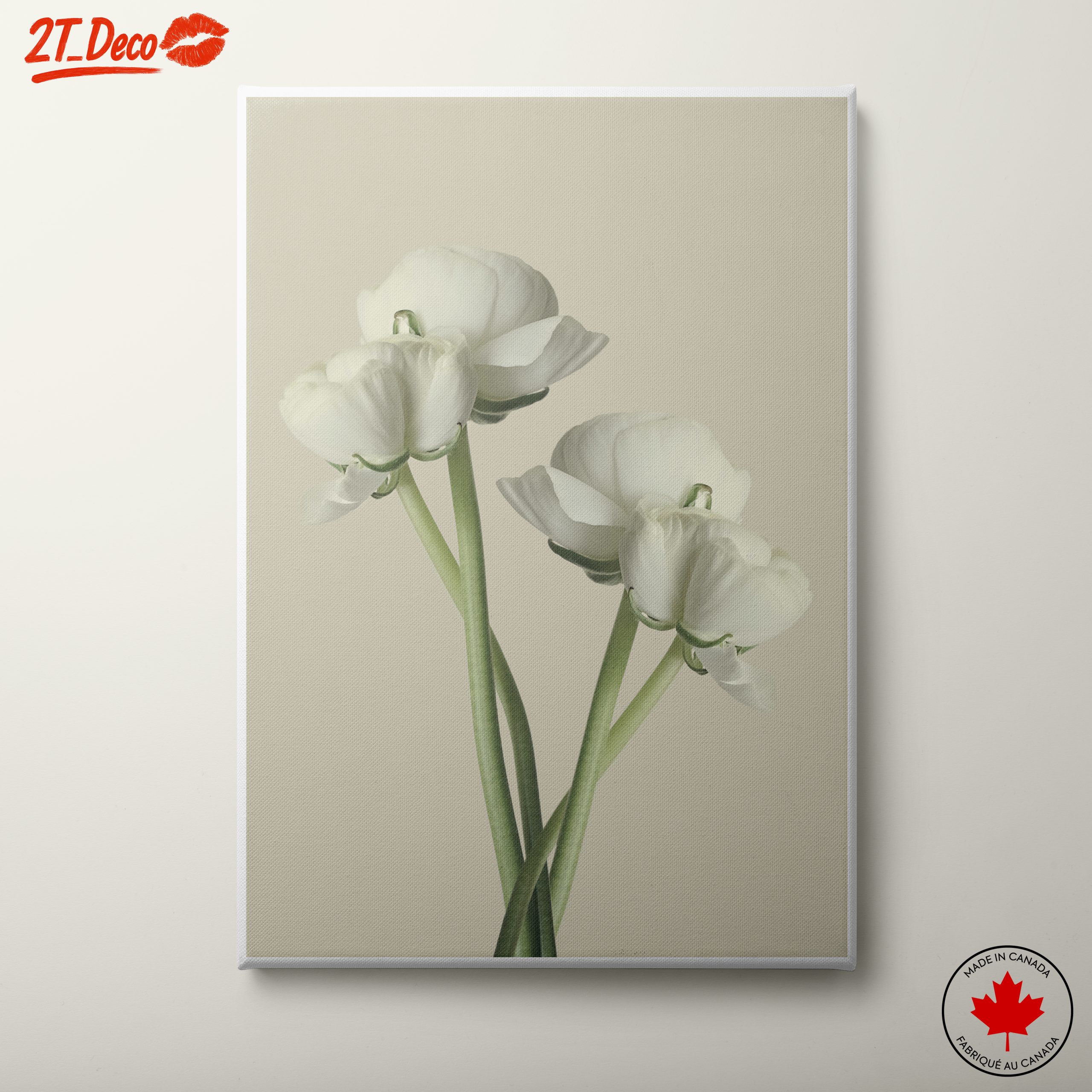Minimalist White Floral Arrangement