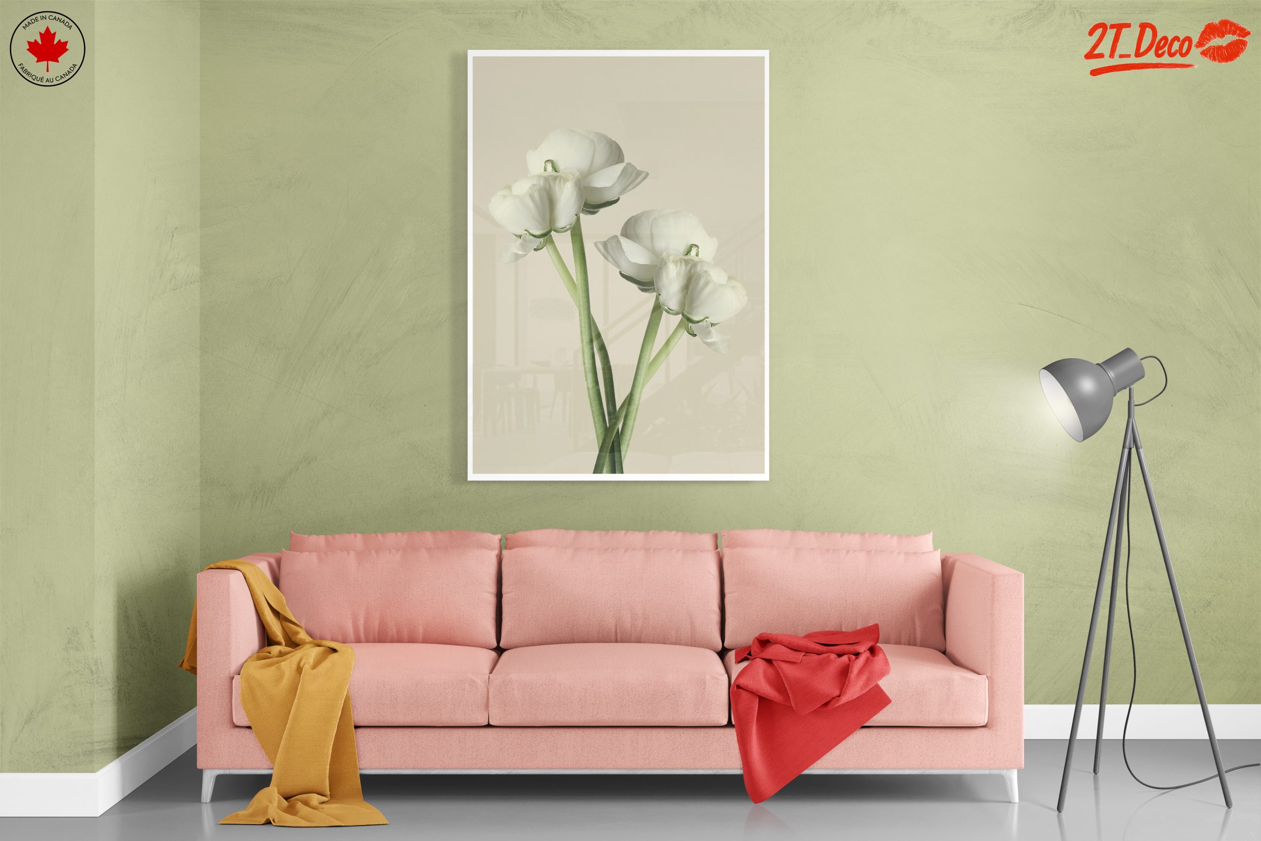 Minimalist White Floral Arrangement - Image 7
