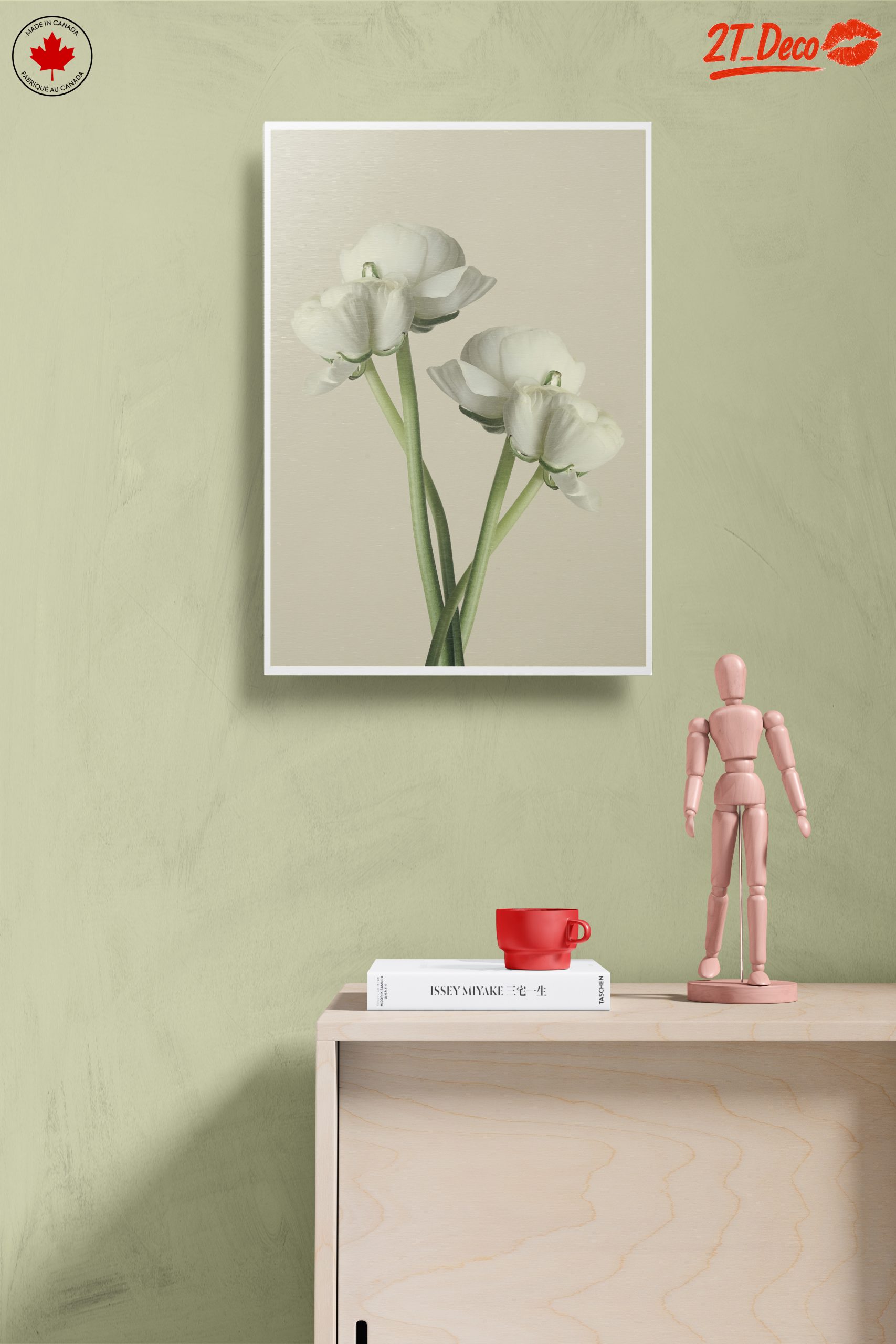 Minimalist White Floral Arrangement - Image 14