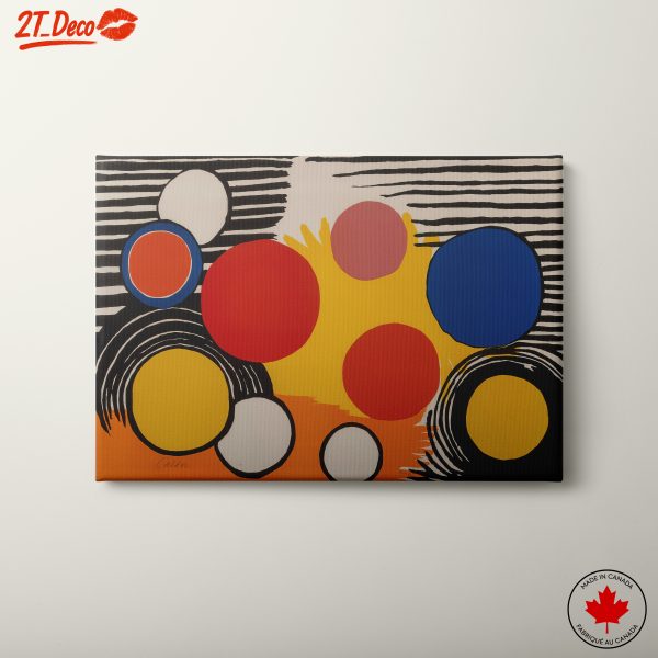 Vibrant Abstract Colorful Circles Art