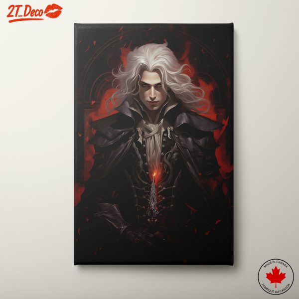 Stylized Fantasy Character with Dramatic Lighting