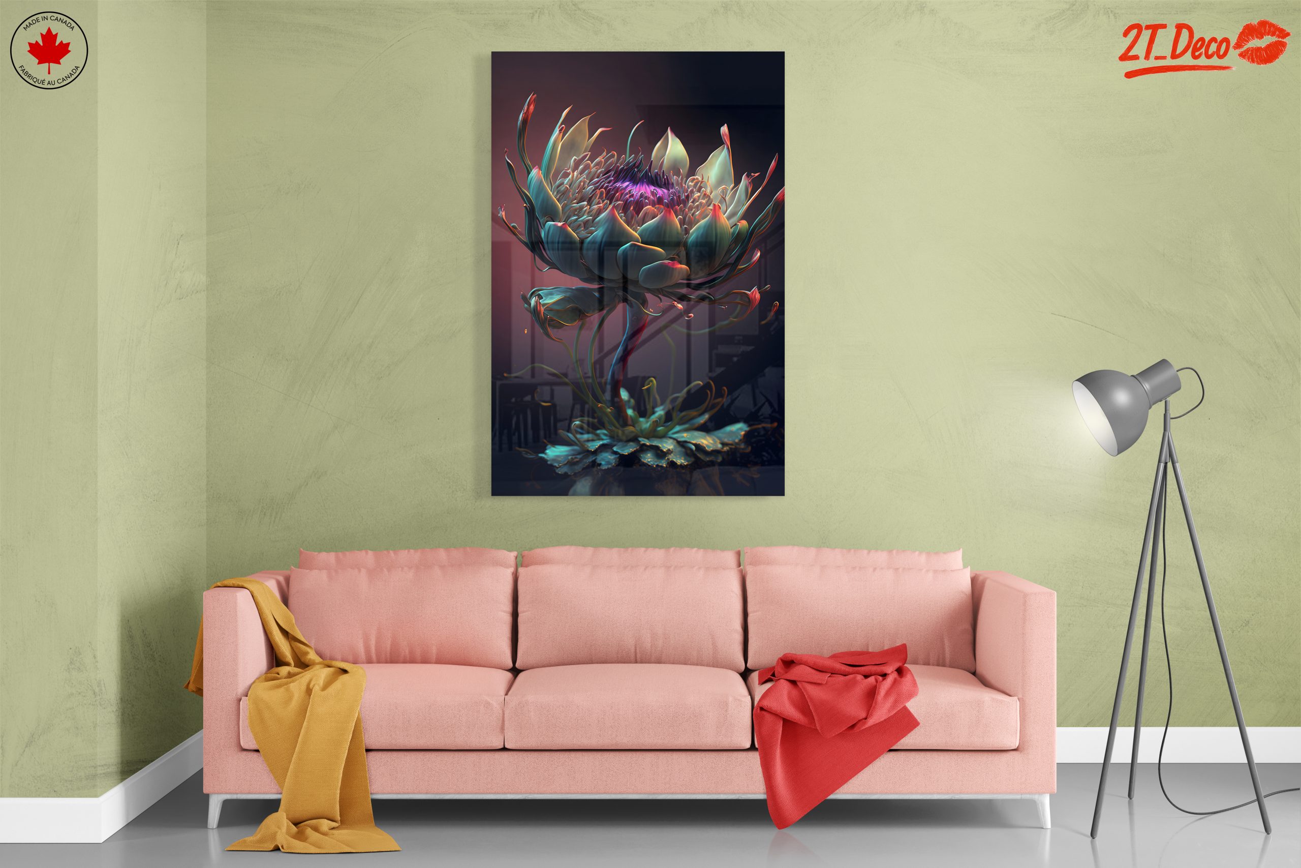 Intricate Botanical Artwork Featuring a Unique Flower - Image 7