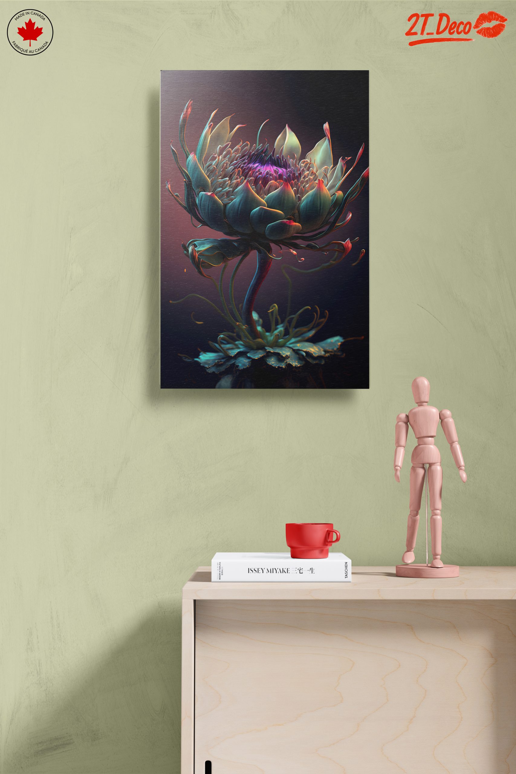Intricate Botanical Artwork Featuring a Unique Flower - Image 14
