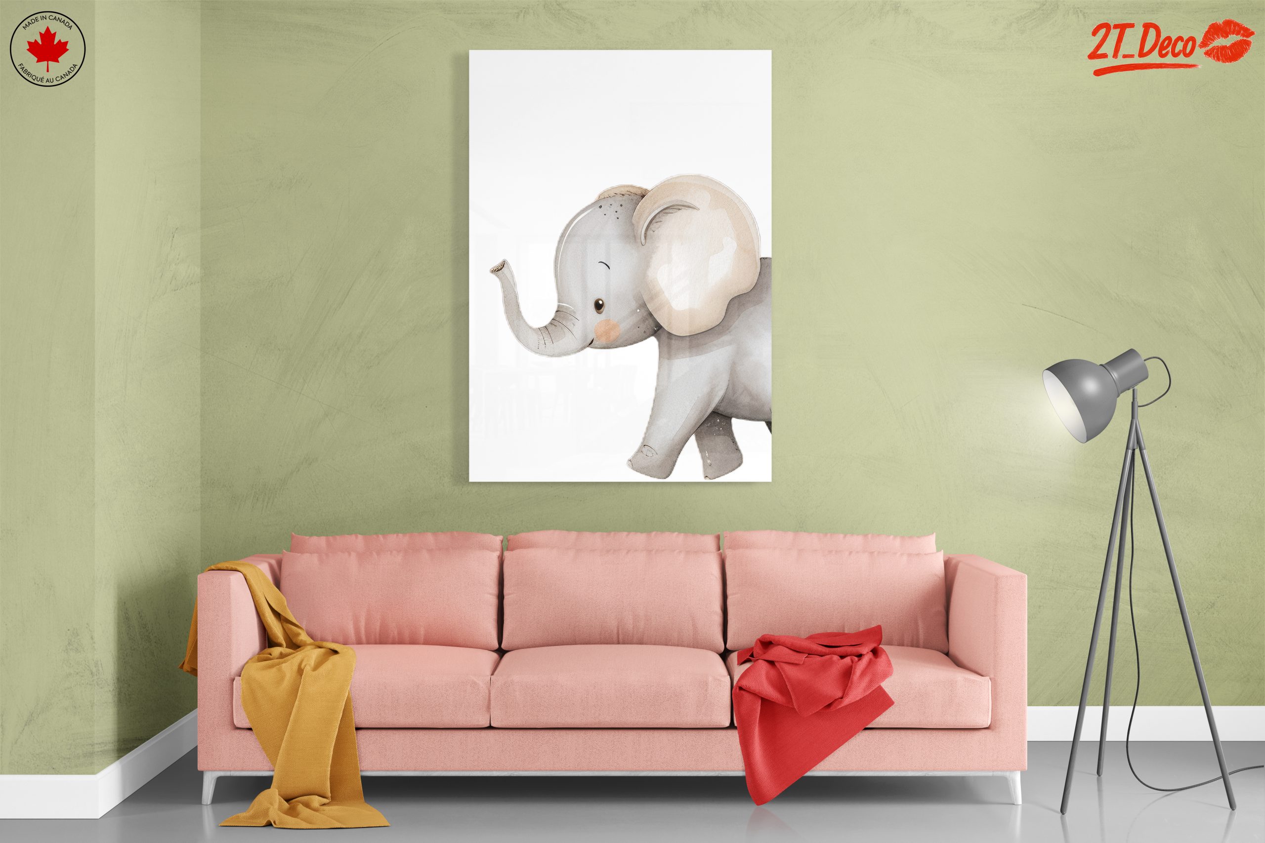 Adorable Elephant Illustration for Kids - Image 7