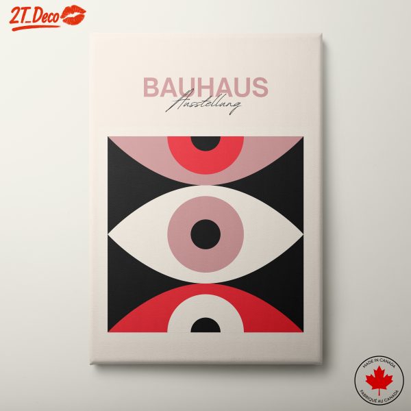 Bauhaus Eye Pattern Art
