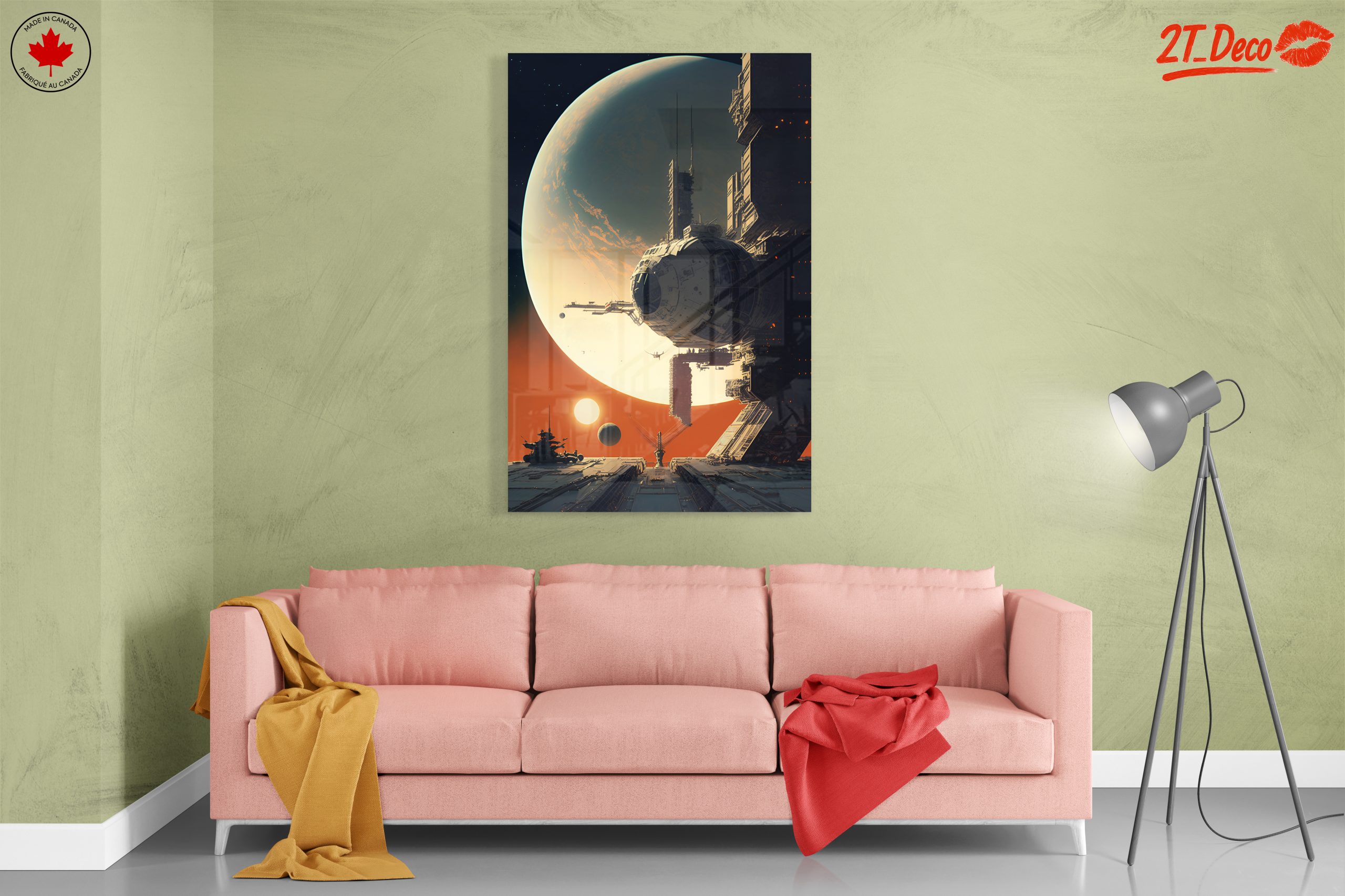 Futuristic Space Landscape with Celestial Bodies - Image 7