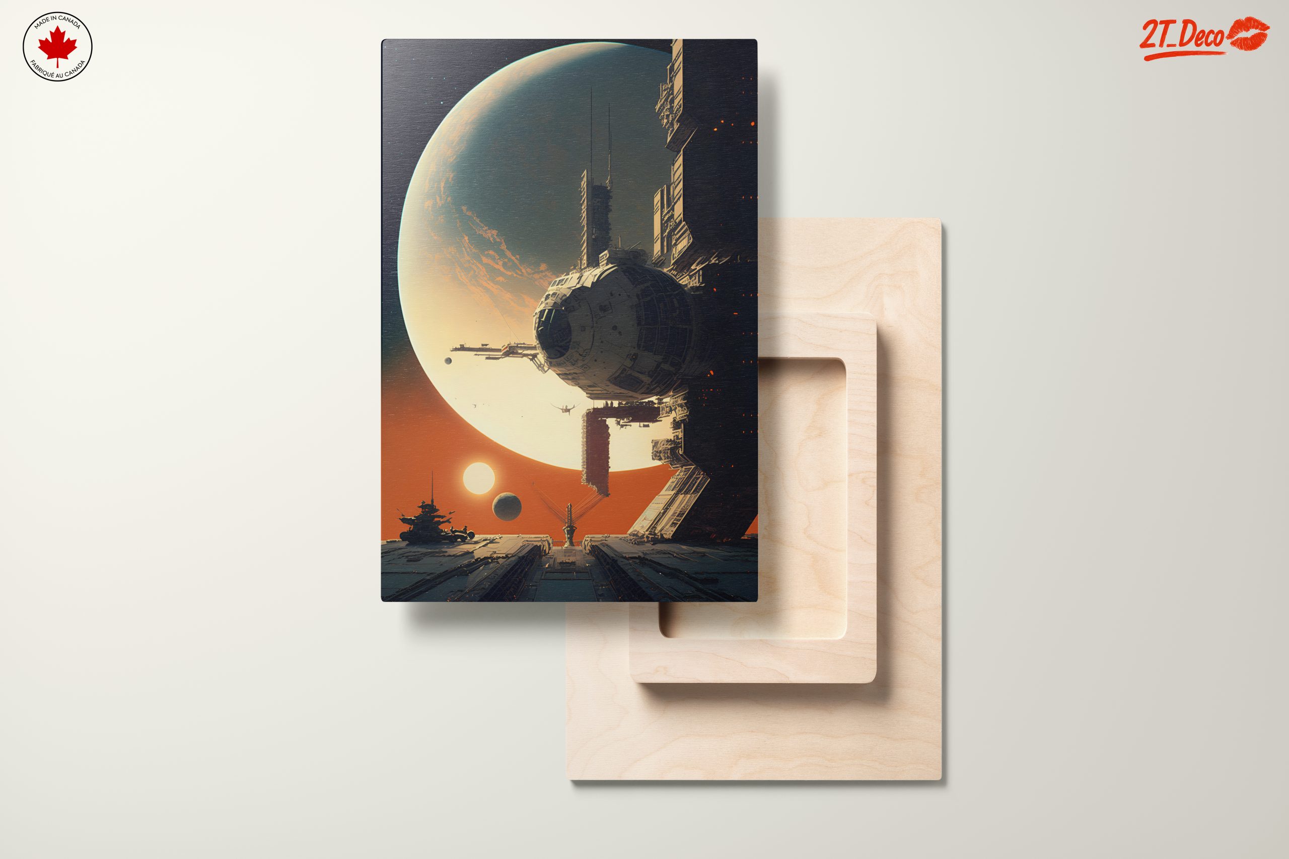 Futuristic Space Landscape with Celestial Bodies - Image 11