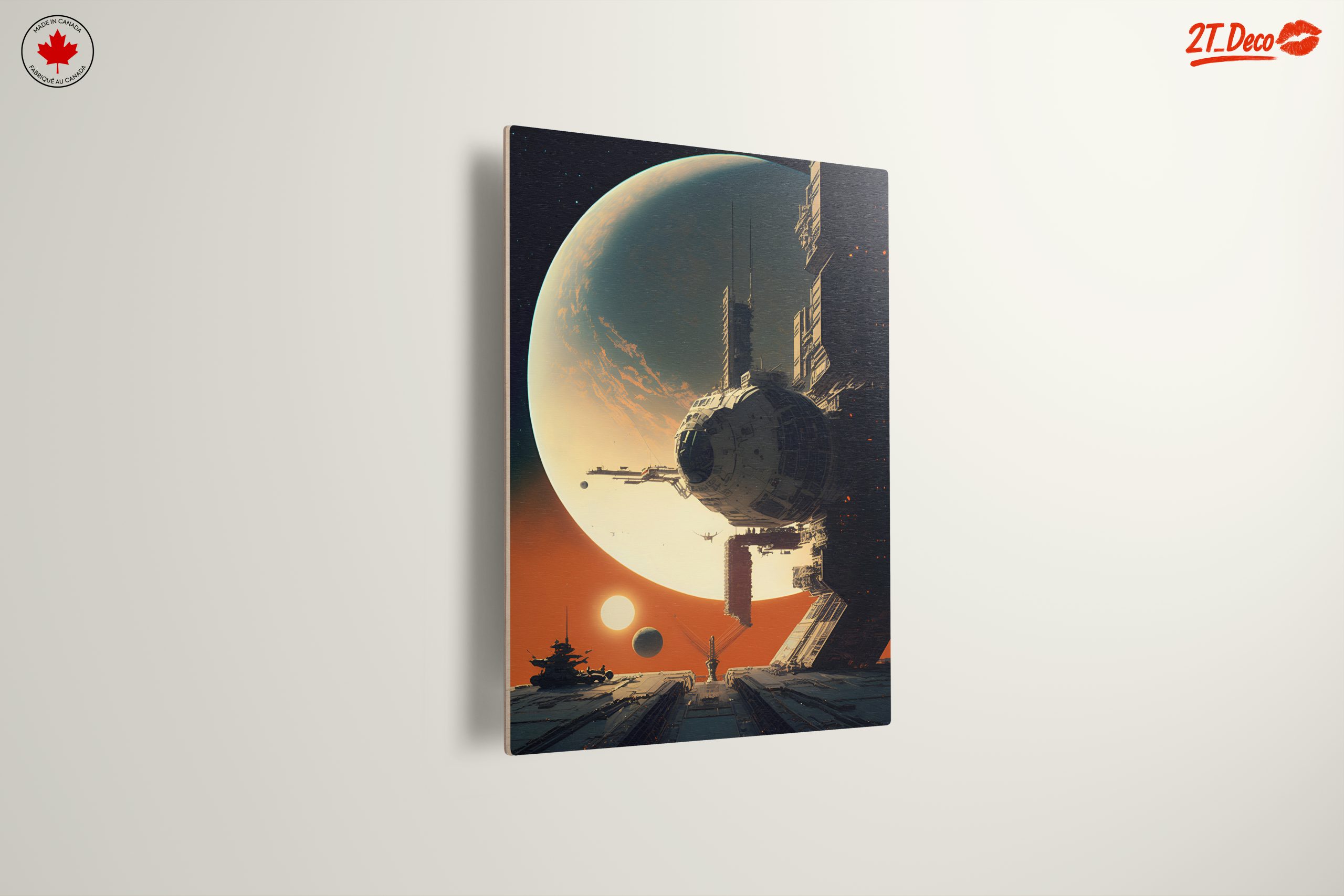 Futuristic Space Landscape with Celestial Bodies - Image 13