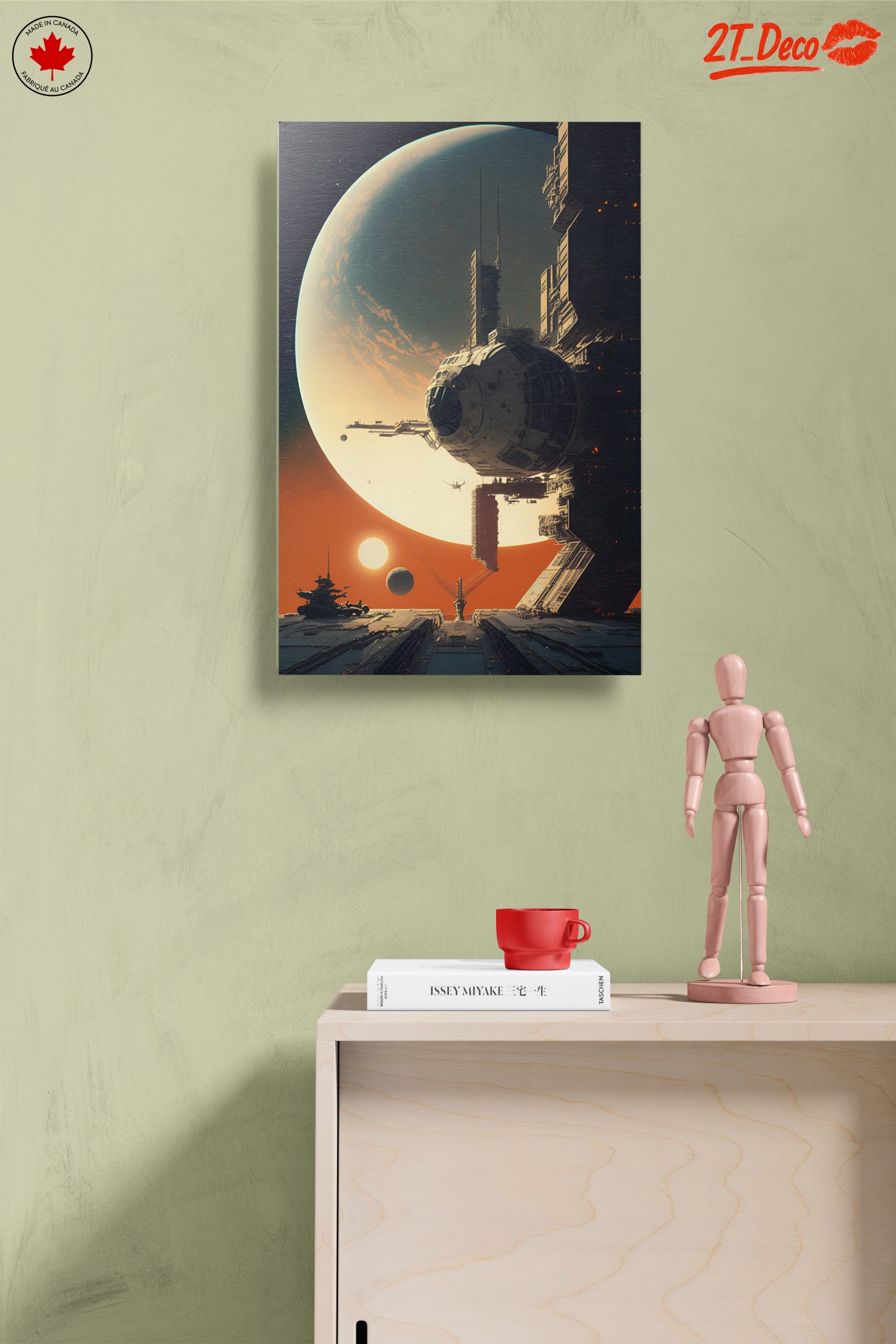 Futuristic Space Landscape with Celestial Bodies - Image 14