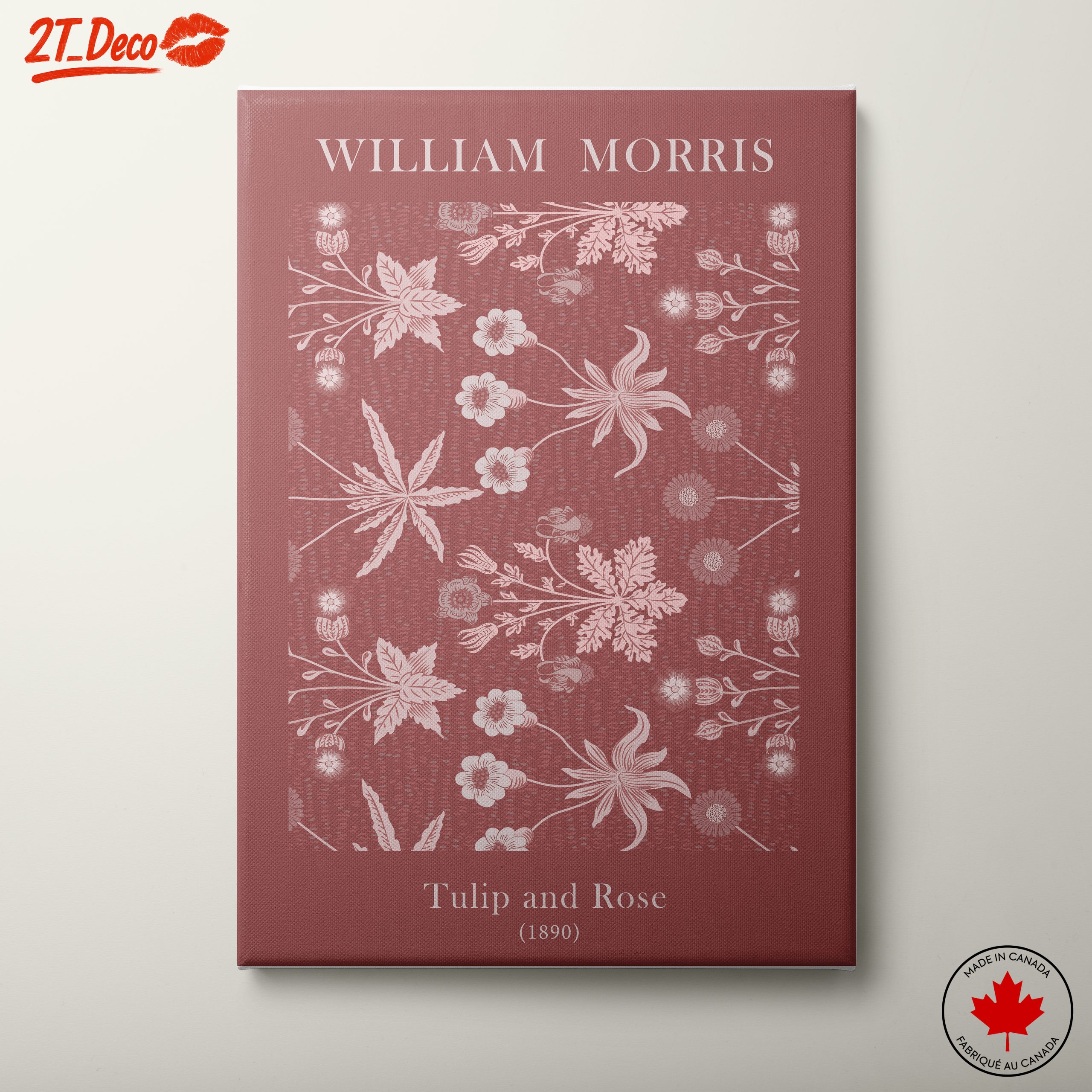 William Morris Tulip and Rose Art 2