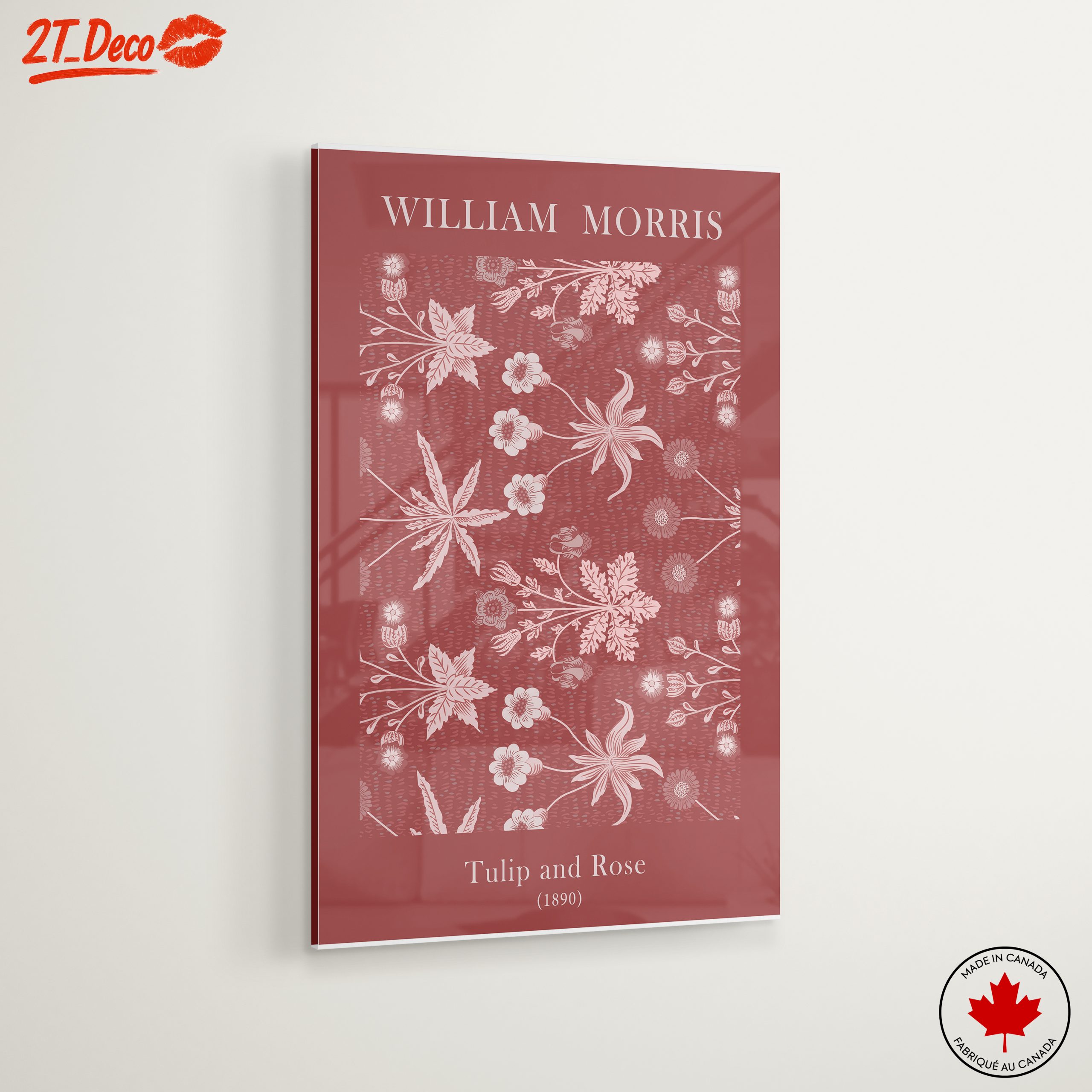 William Morris Tulip and Rose Art 2 - Image 6