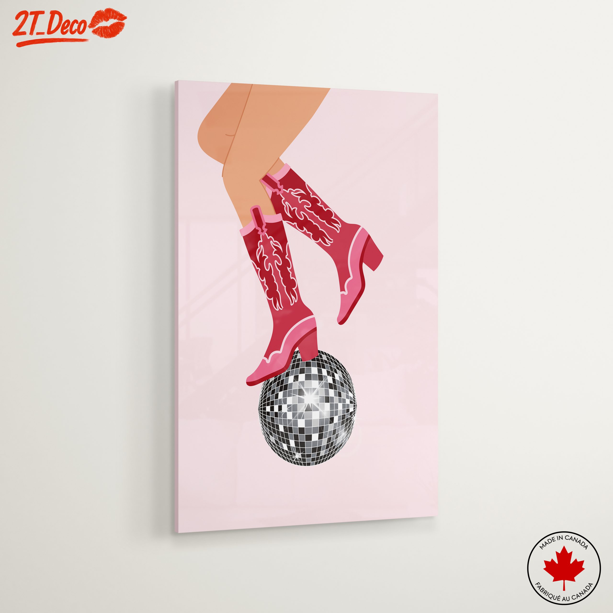 Stylish Boots on a Disco Ball - Image 6