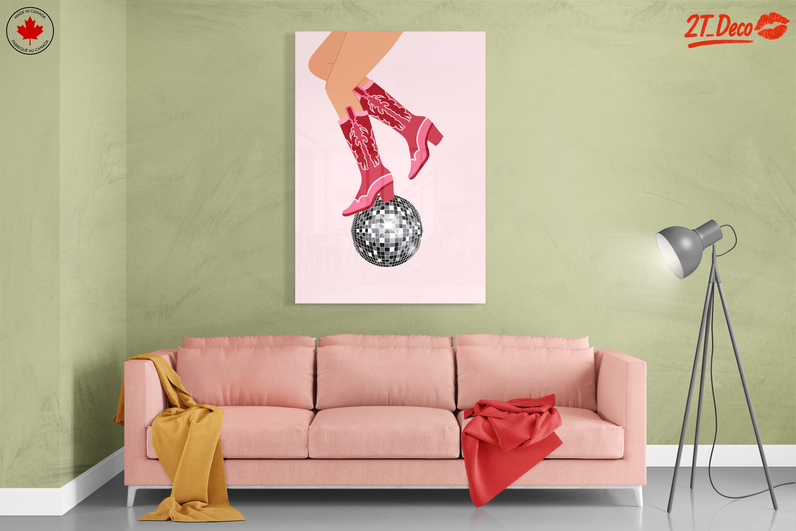 Stylish Boots on a Disco Ball - Image 7