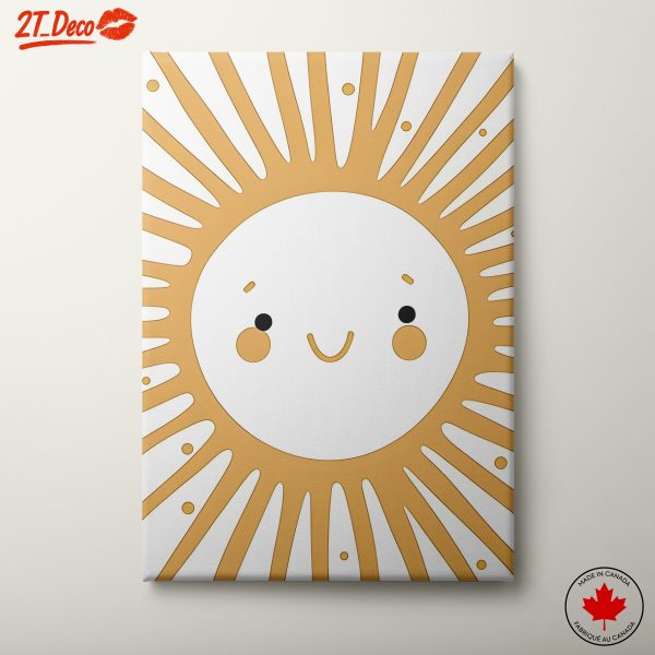 Cheerful Sun Character Art 2