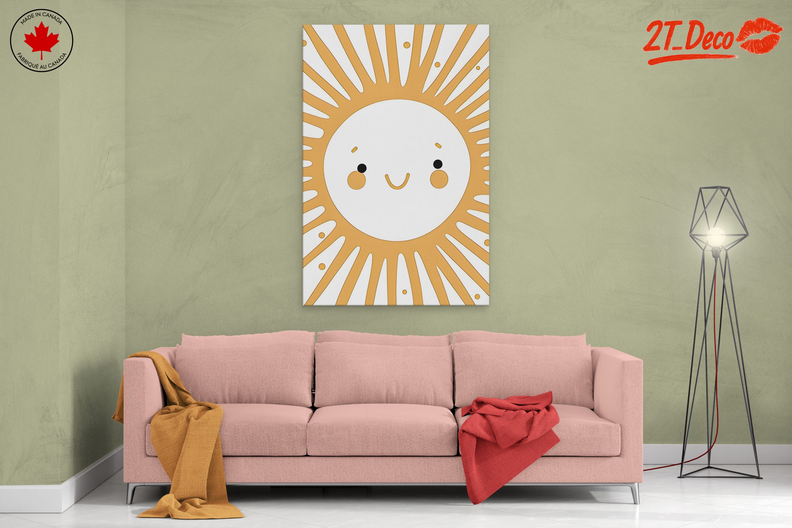 Cheerful Sun Character Art 2 - Image 2