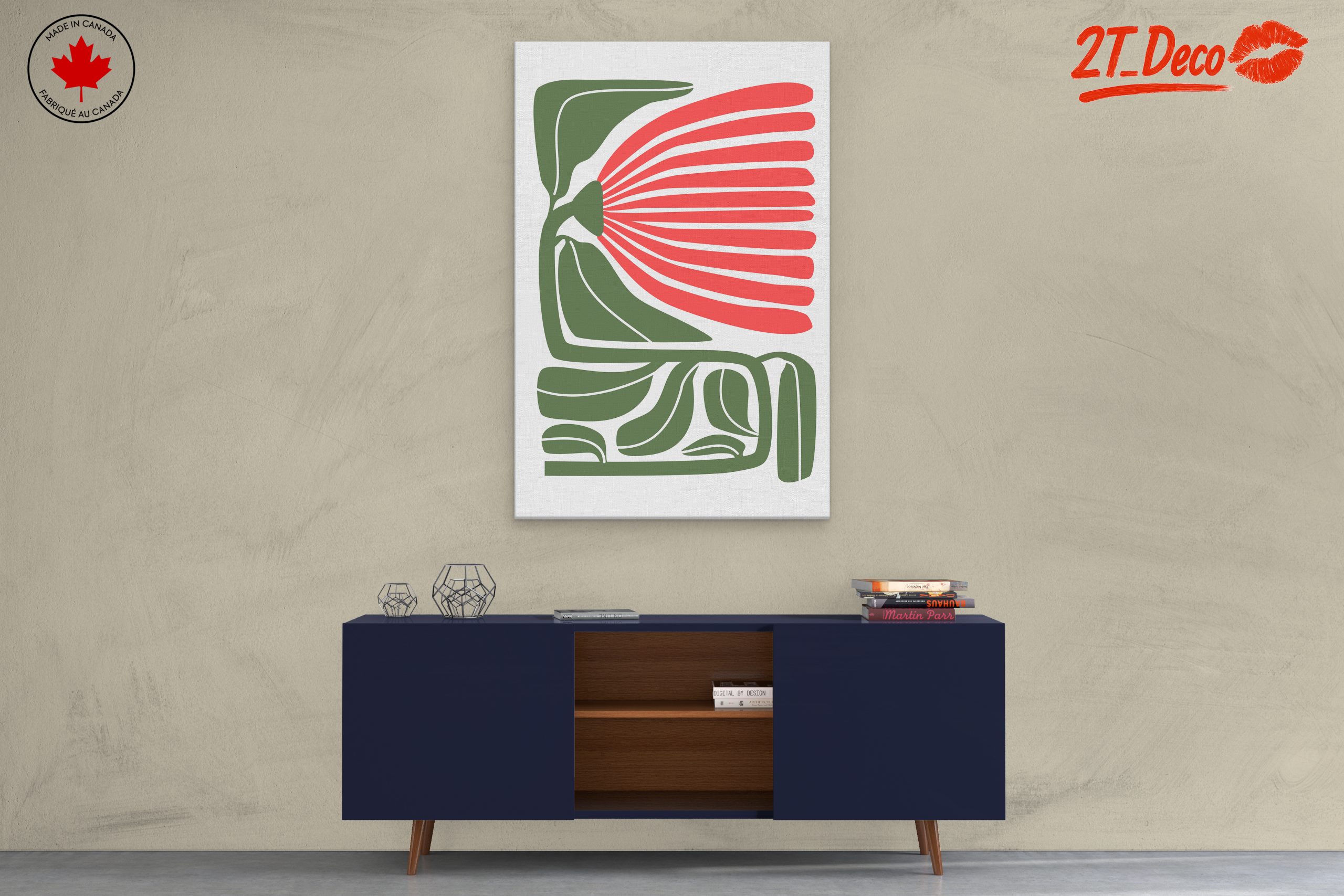 Stylized Abstract Floral Design - Image 3