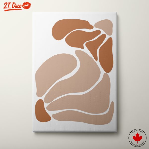 Warm Abstract Shapes for Modern Decor