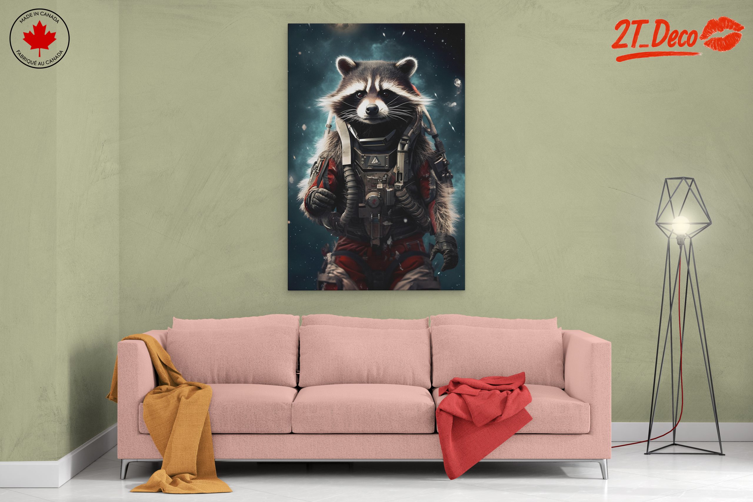 Raccoon Astronaut in Space - Image 2