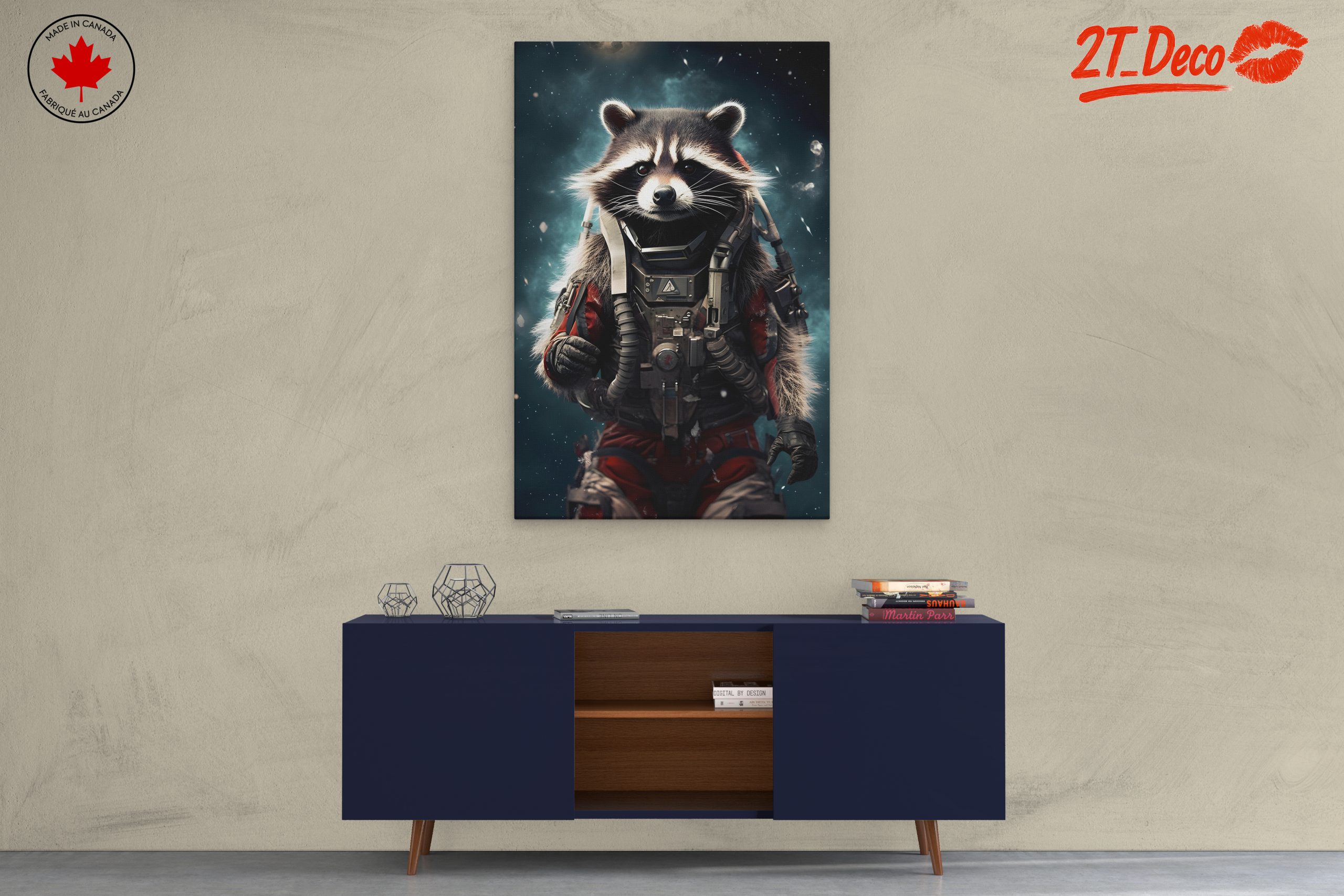 Raccoon Astronaut in Space - Image 3