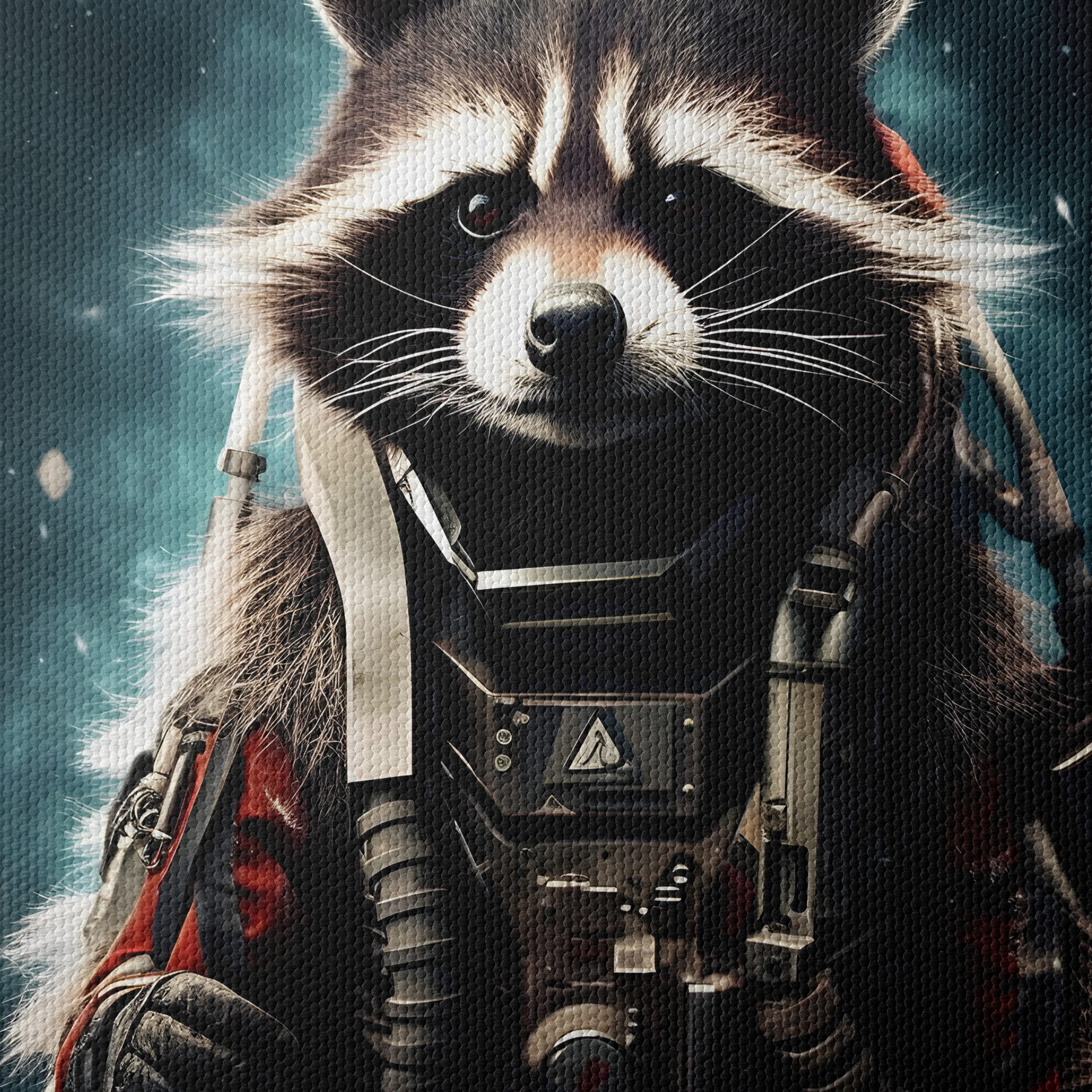 Raccoon Astronaut in Space - Image 4