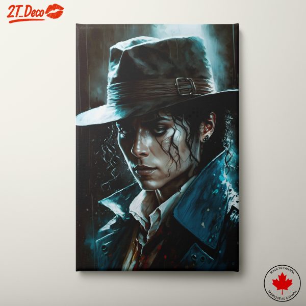 Mysterious Character in Contemporary Art Style