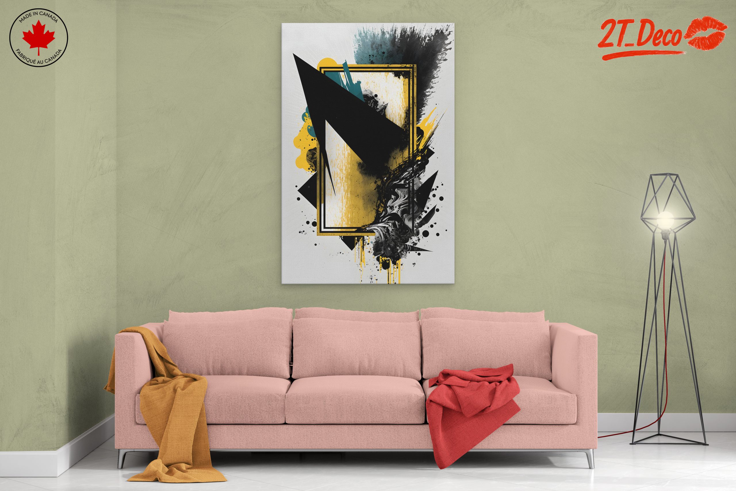 Striking Dynamic Abstract Art Piece - Image 2