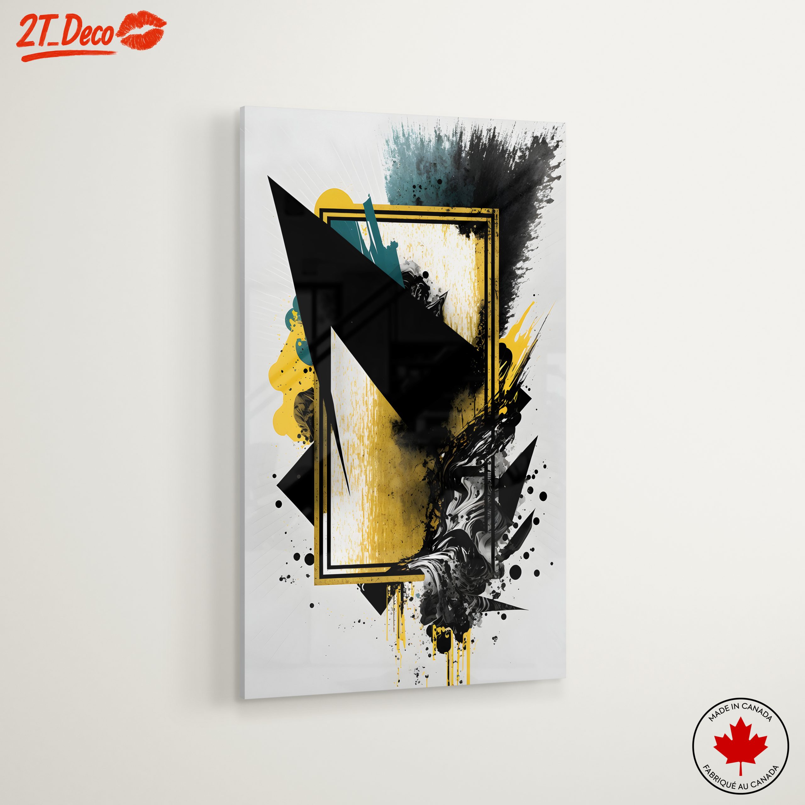 Striking Dynamic Abstract Art Piece - Image 6
