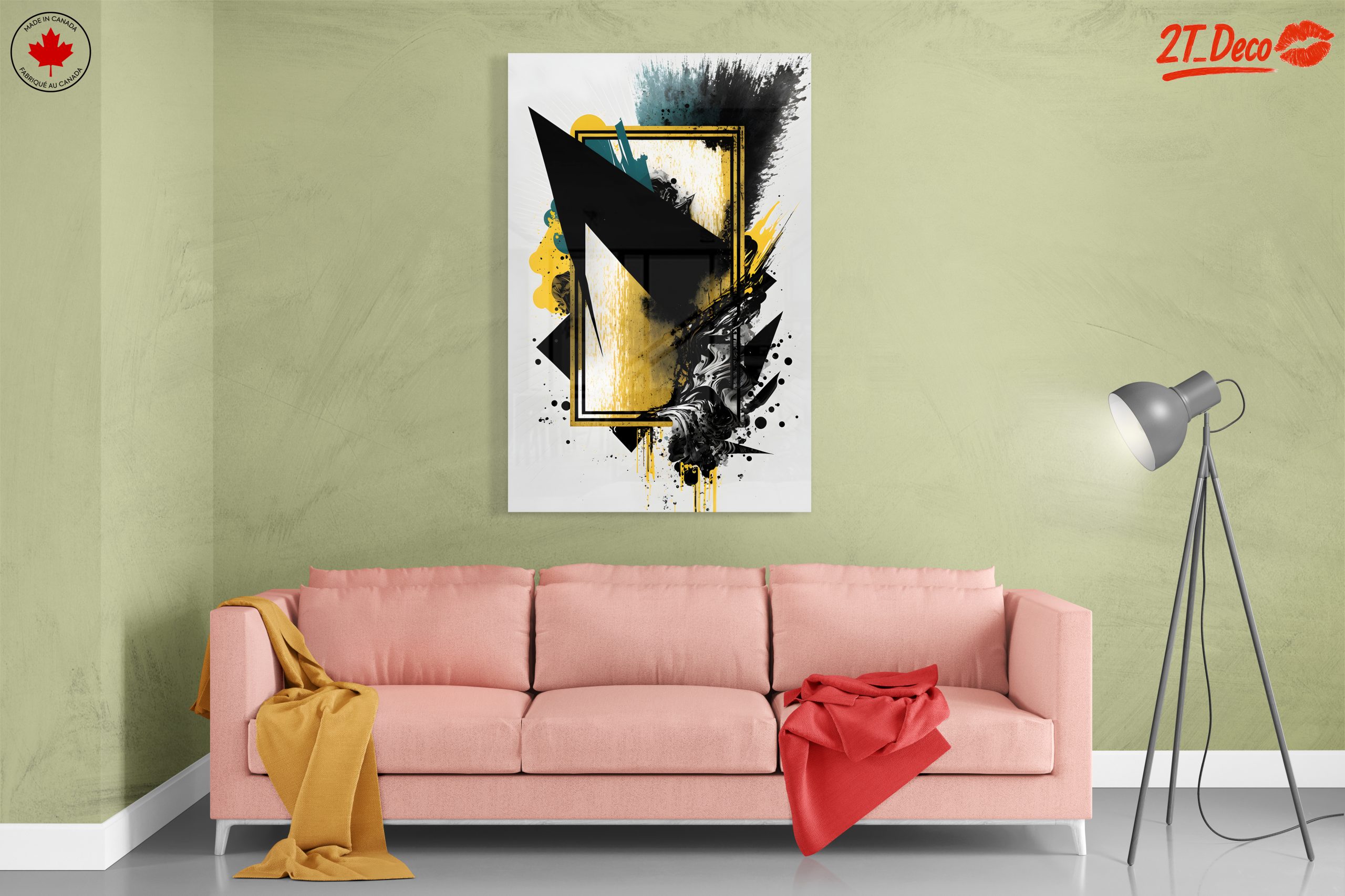 Striking Dynamic Abstract Art Piece - Image 7