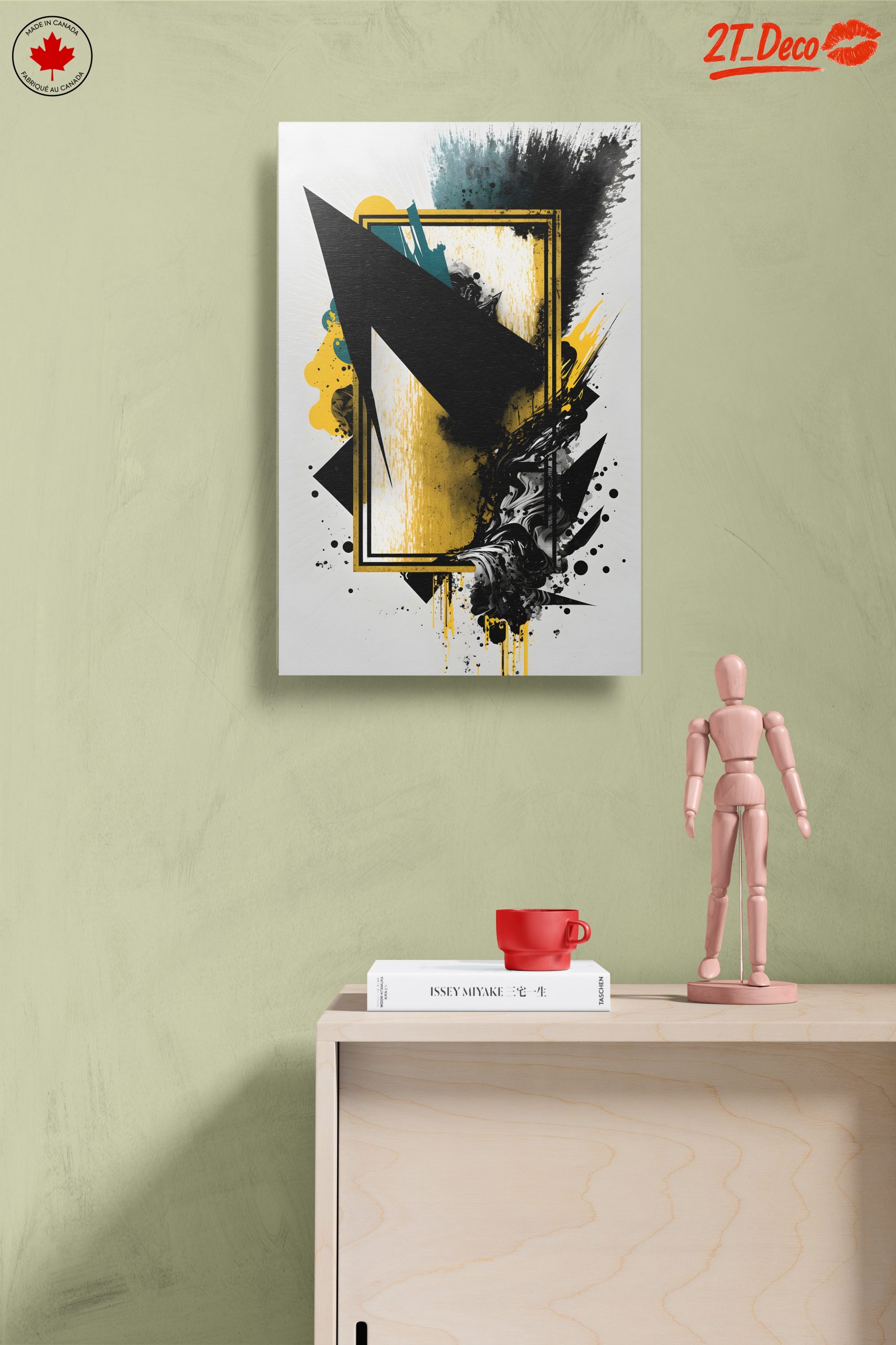 Striking Dynamic Abstract Art Piece - Image 14