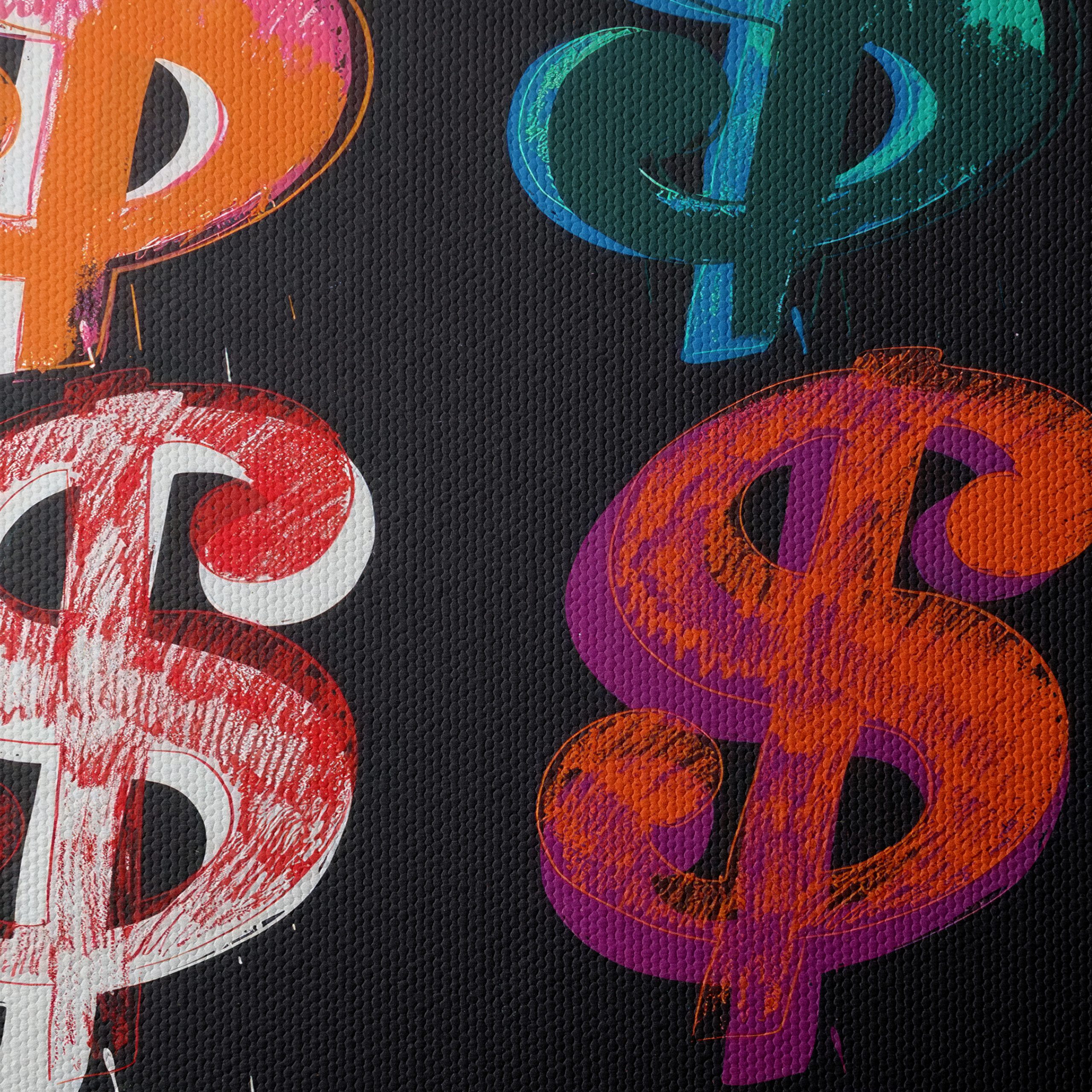 Colorful Dollar Signs Pop Art - Image 4